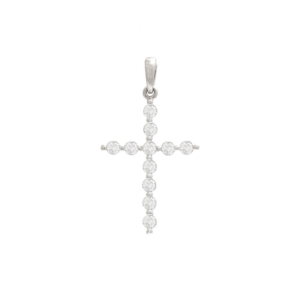 Cross Pendant with .32ct Diamonds
