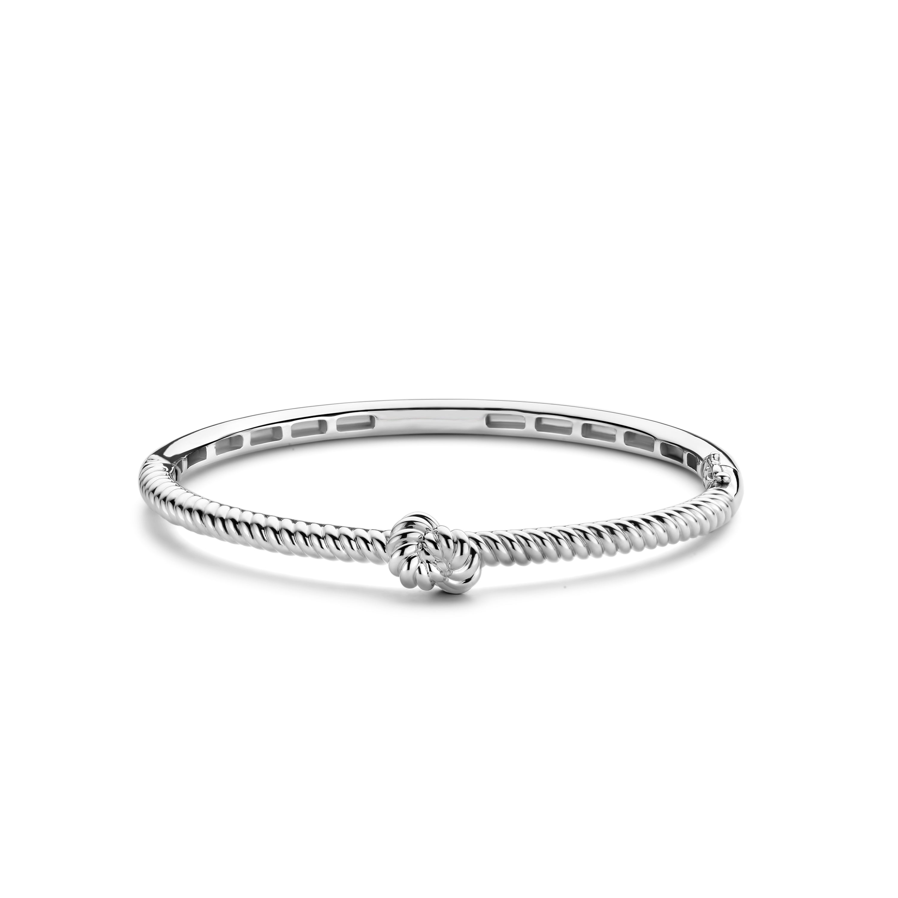 Braided Knot Bangle Bracelet