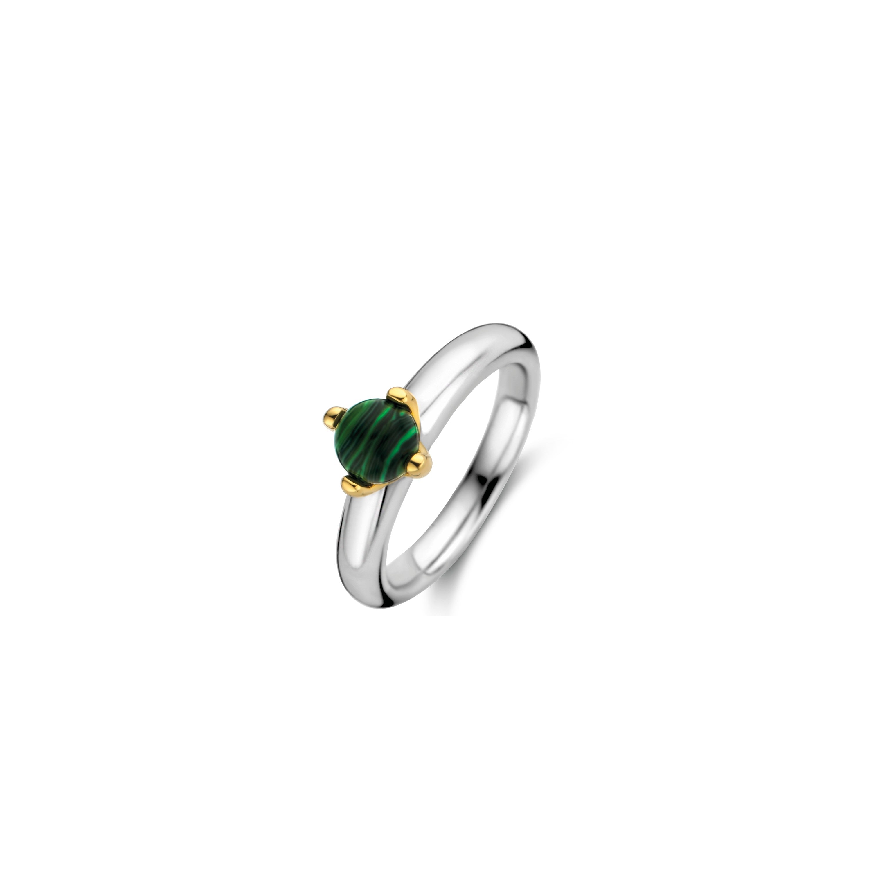 Green Malachite Glimmer Ring