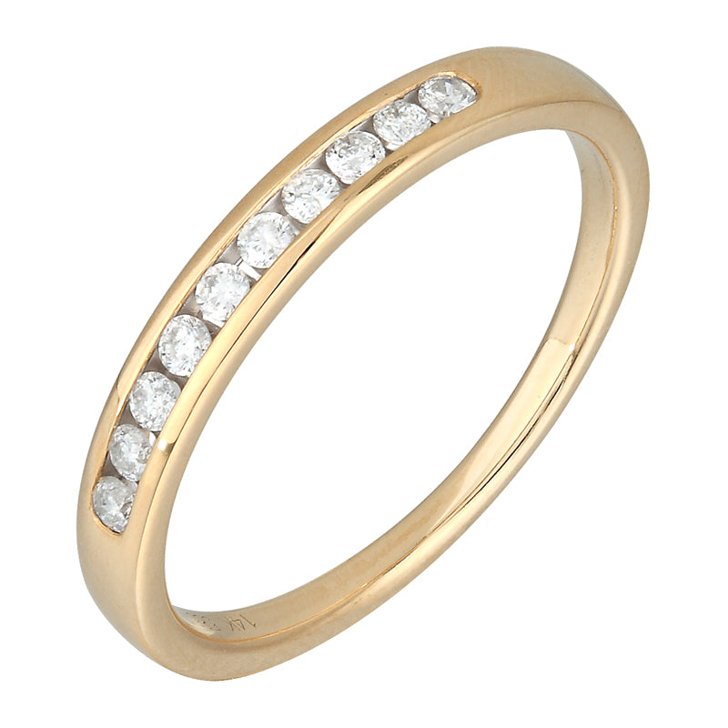 .14ct Yellow Gold Diamond Ring