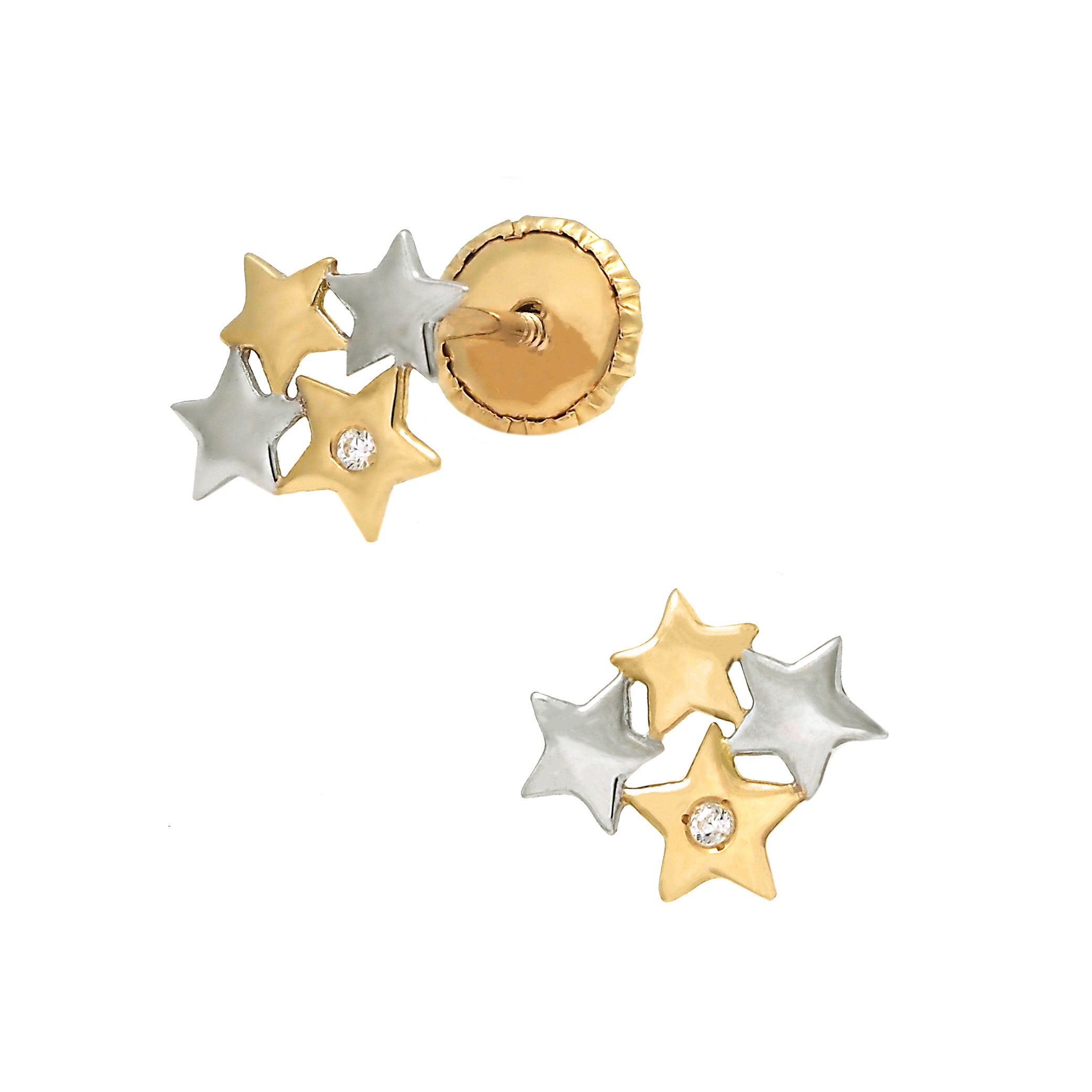 Grouped Stars Earrings