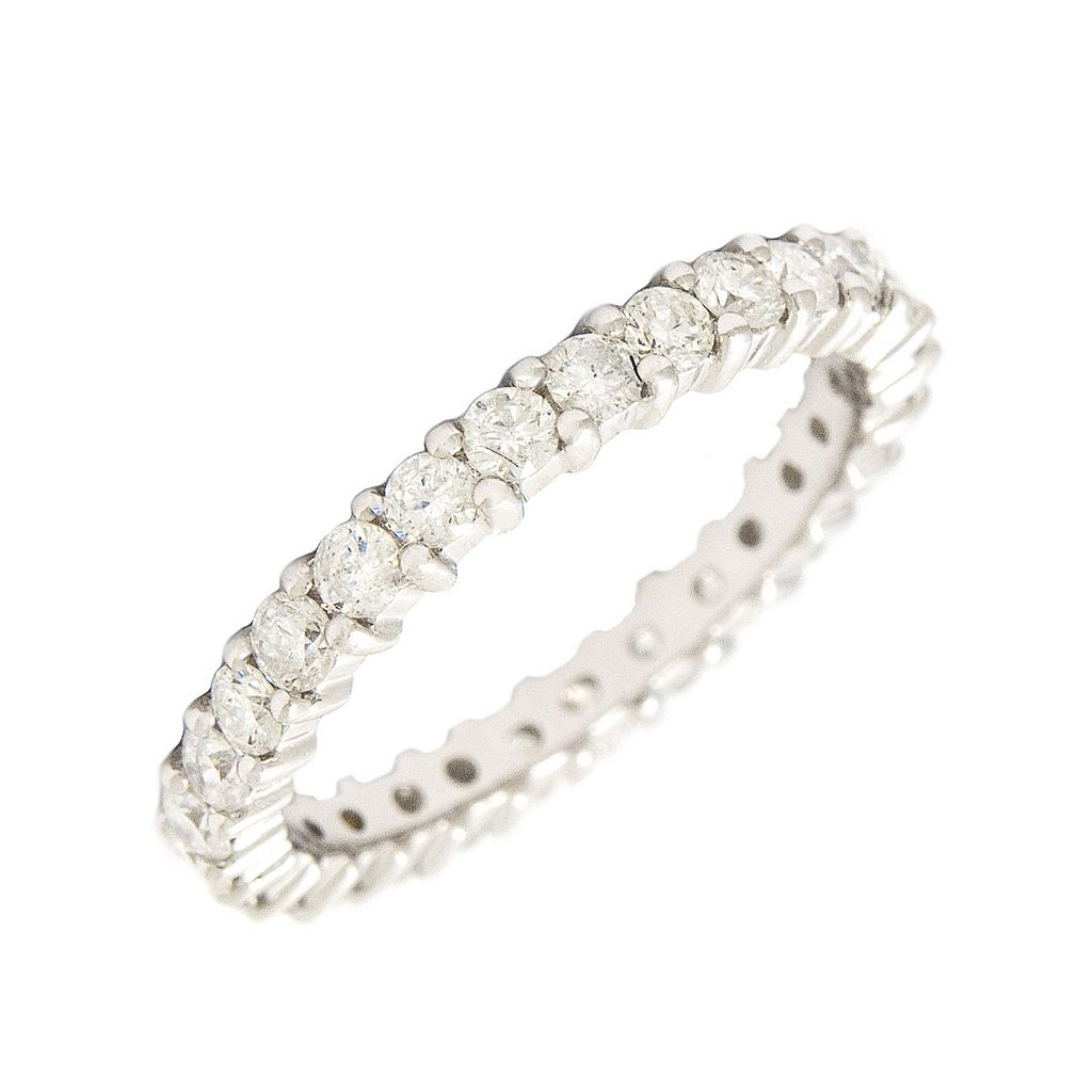 1ct Round Cut Diamond Eternity Ring