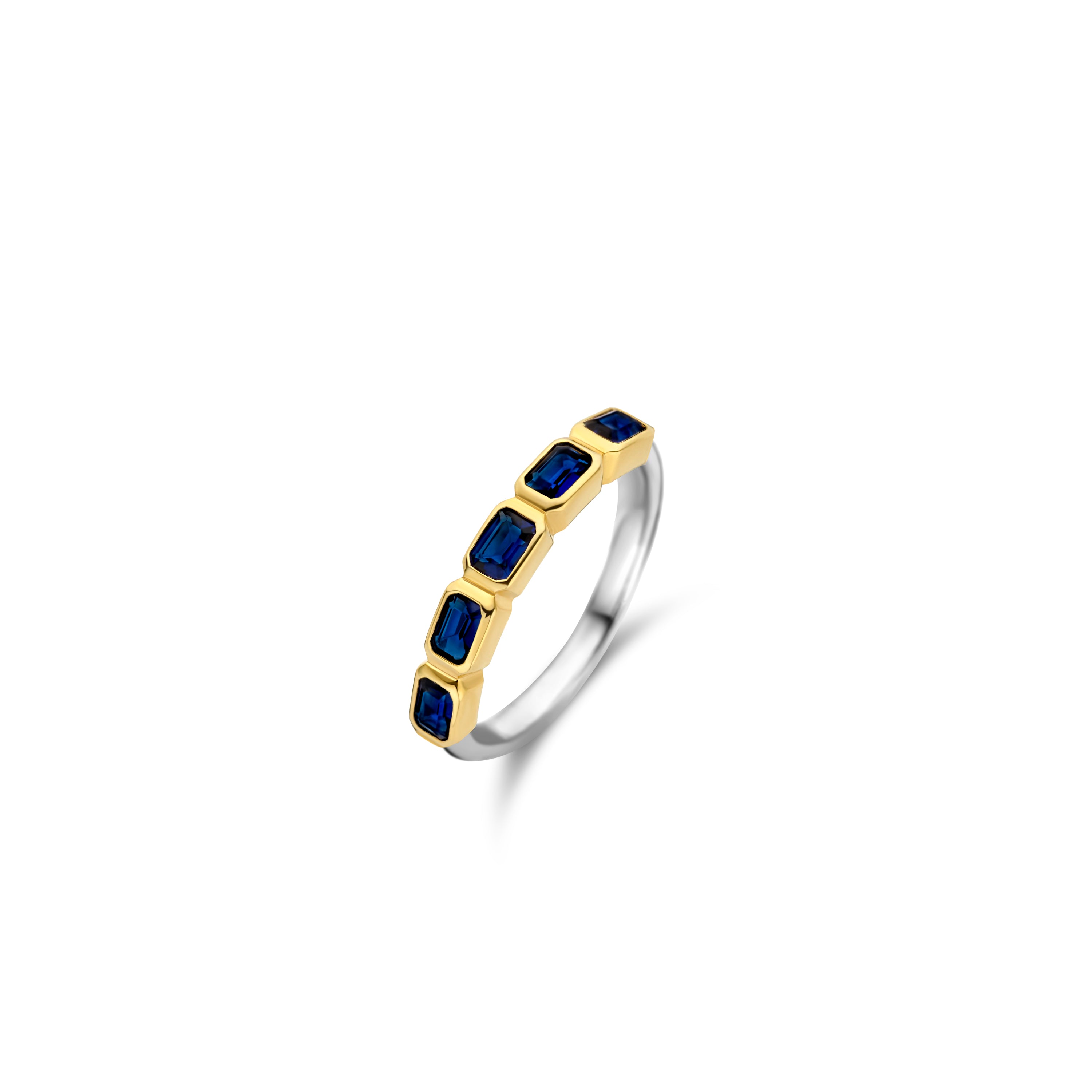 Blue Gem Stackable Ring