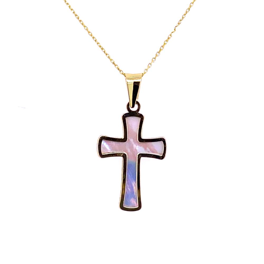 Mother Cross Pearl Pendant