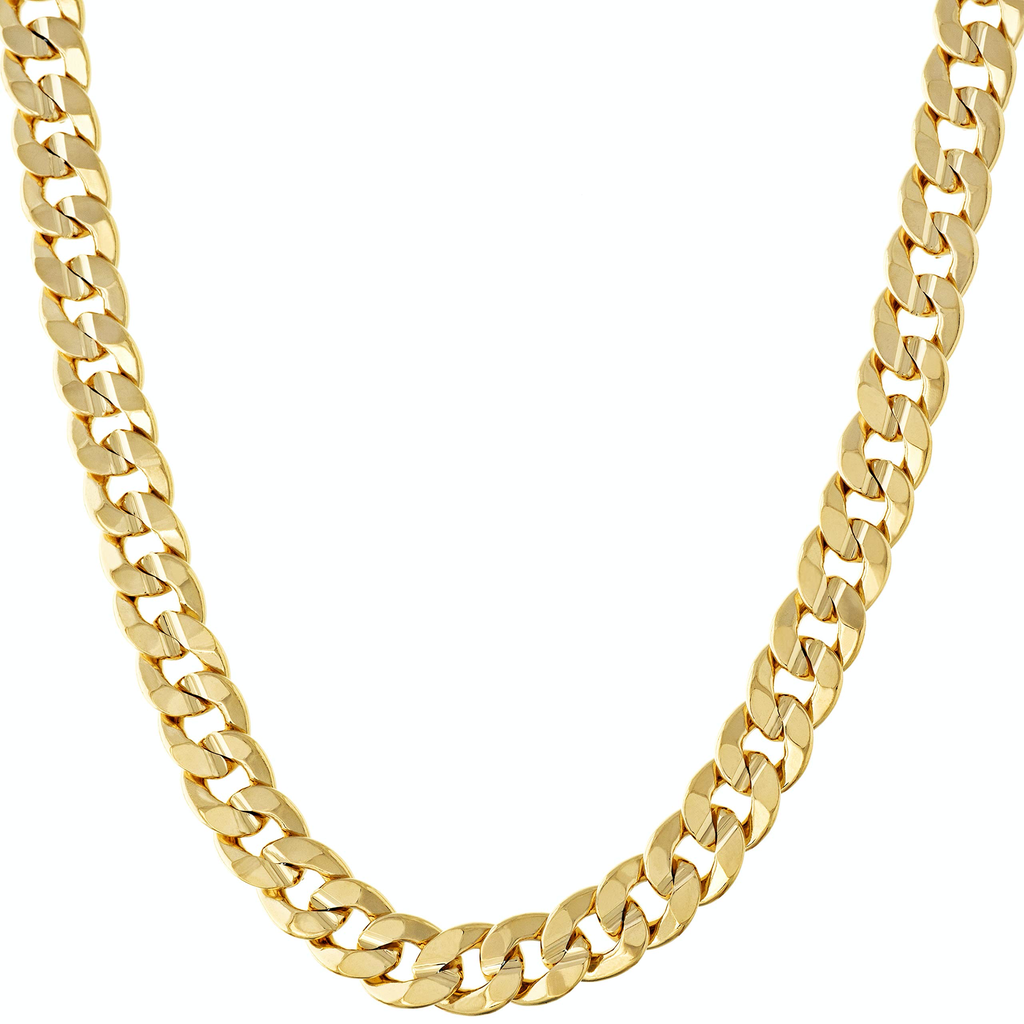 Cuban Flat Hollow 7MM Link Chain