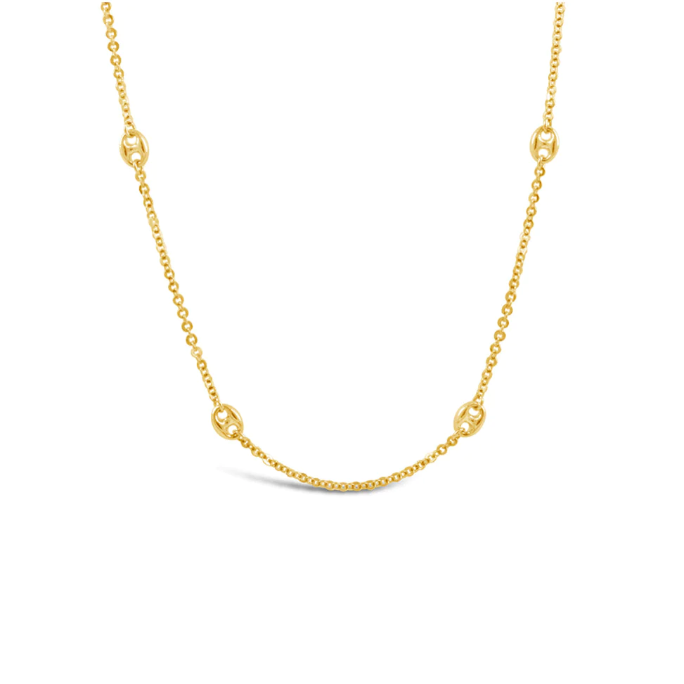 Puffed Mariner Stations 18'' Necklace