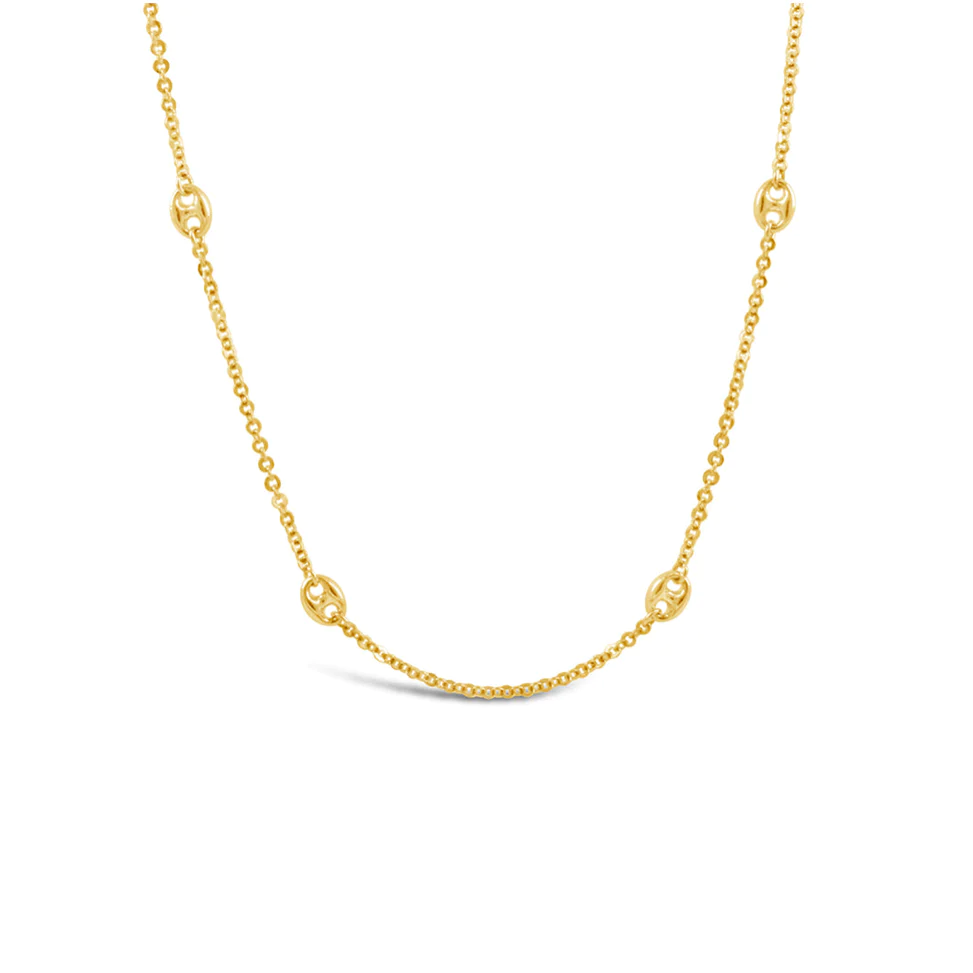 Puffed Mariner Stations 26'' Necklace