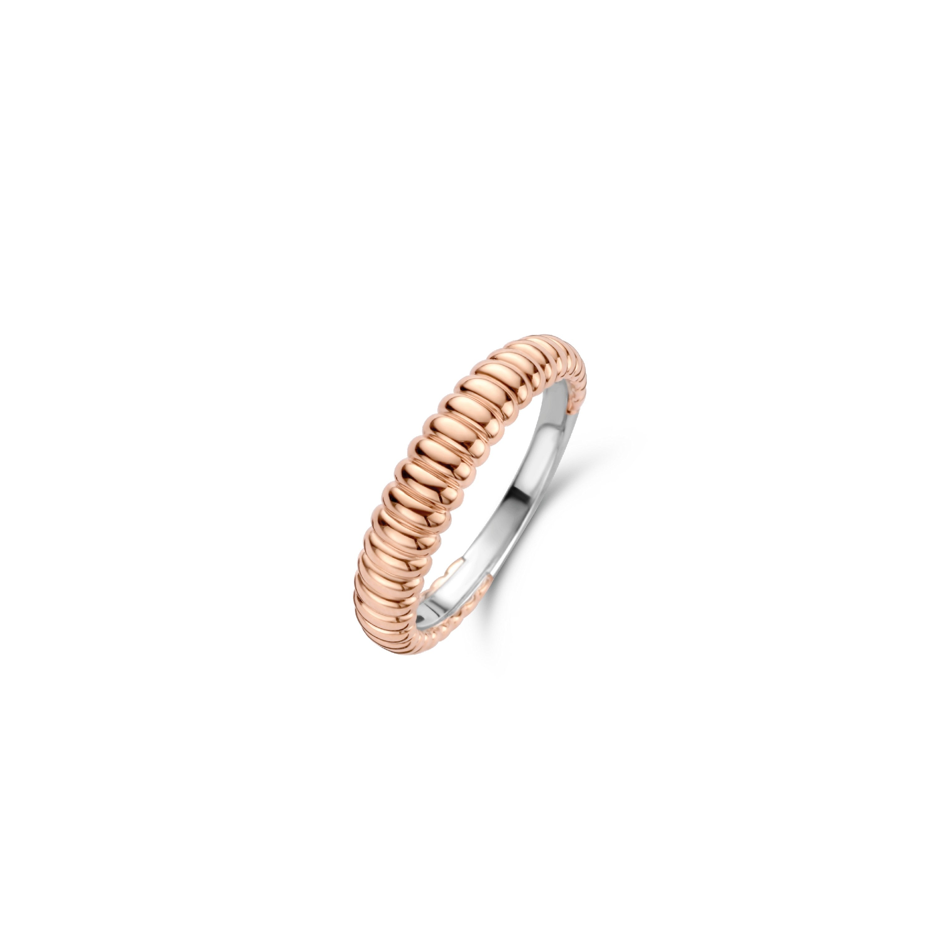 Skinny Ribbed Rose Ring