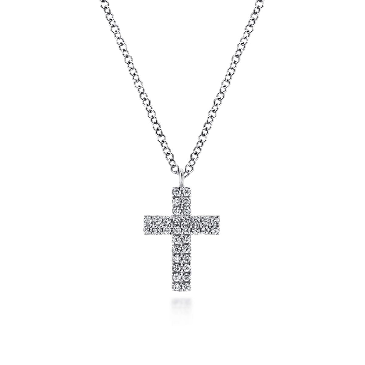 Cross Diamond .19ct Necklace