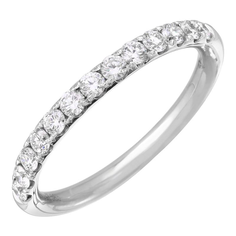 .43ct Half Diamond Wedding Band