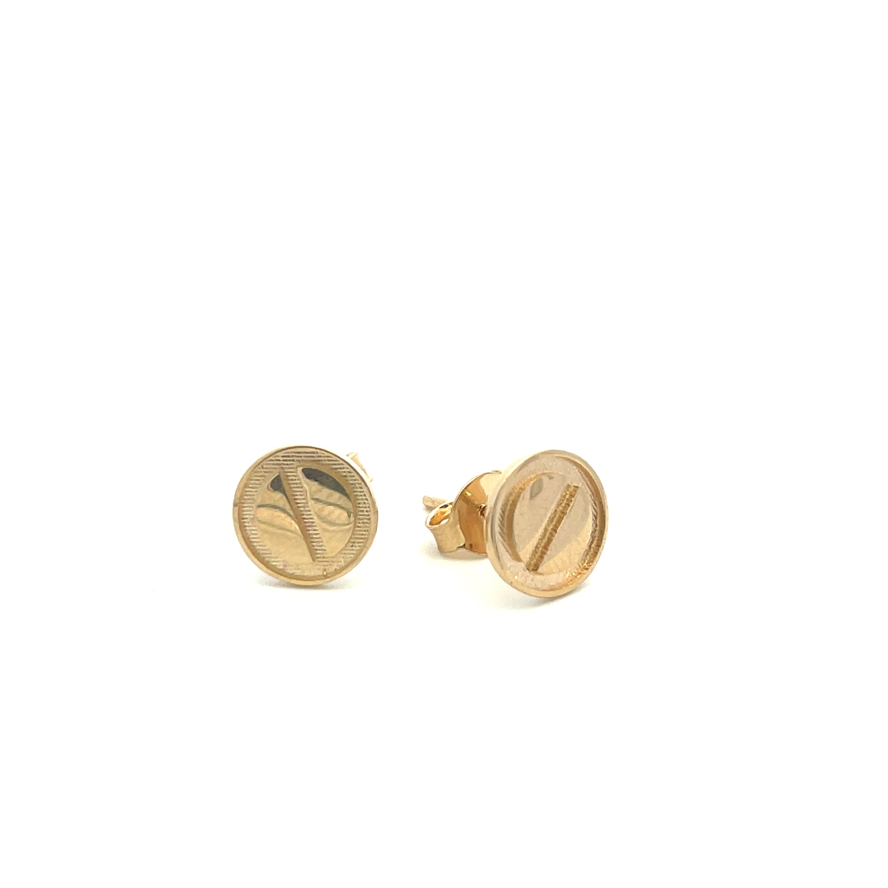 8.5MM Screw Stud Earrings