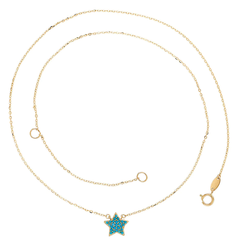 Turquoise Star Necklace