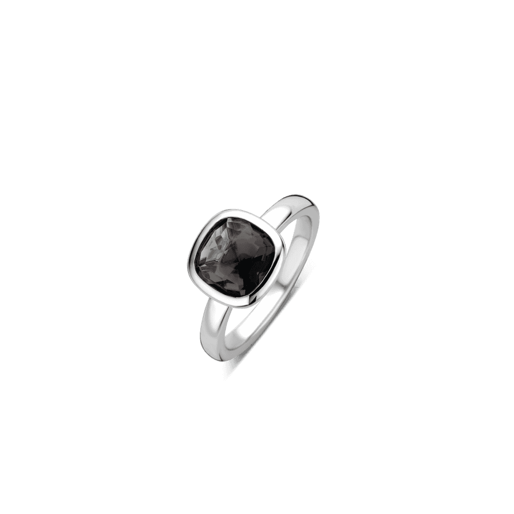 Black Cushion Ring