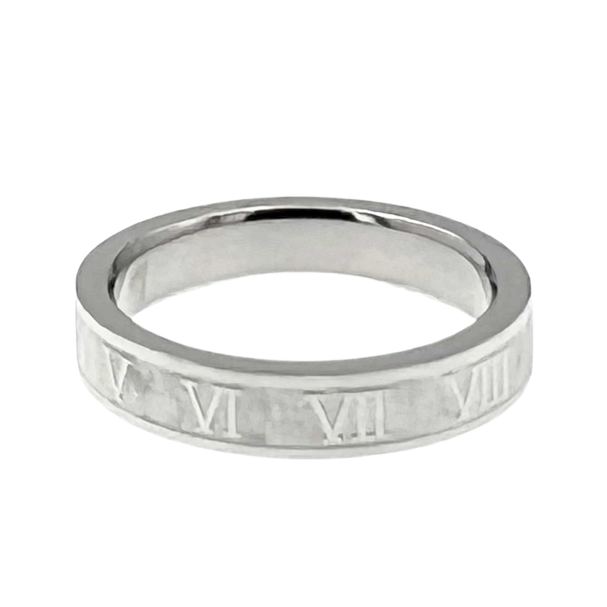 Stainless Steel Roman Numeral RING / NCZ0147