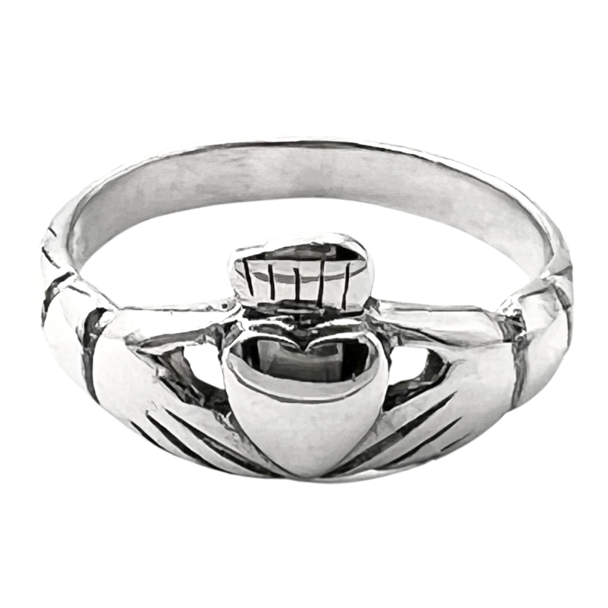 Sterling Silver Celtic Claddagh RING / SSR0081