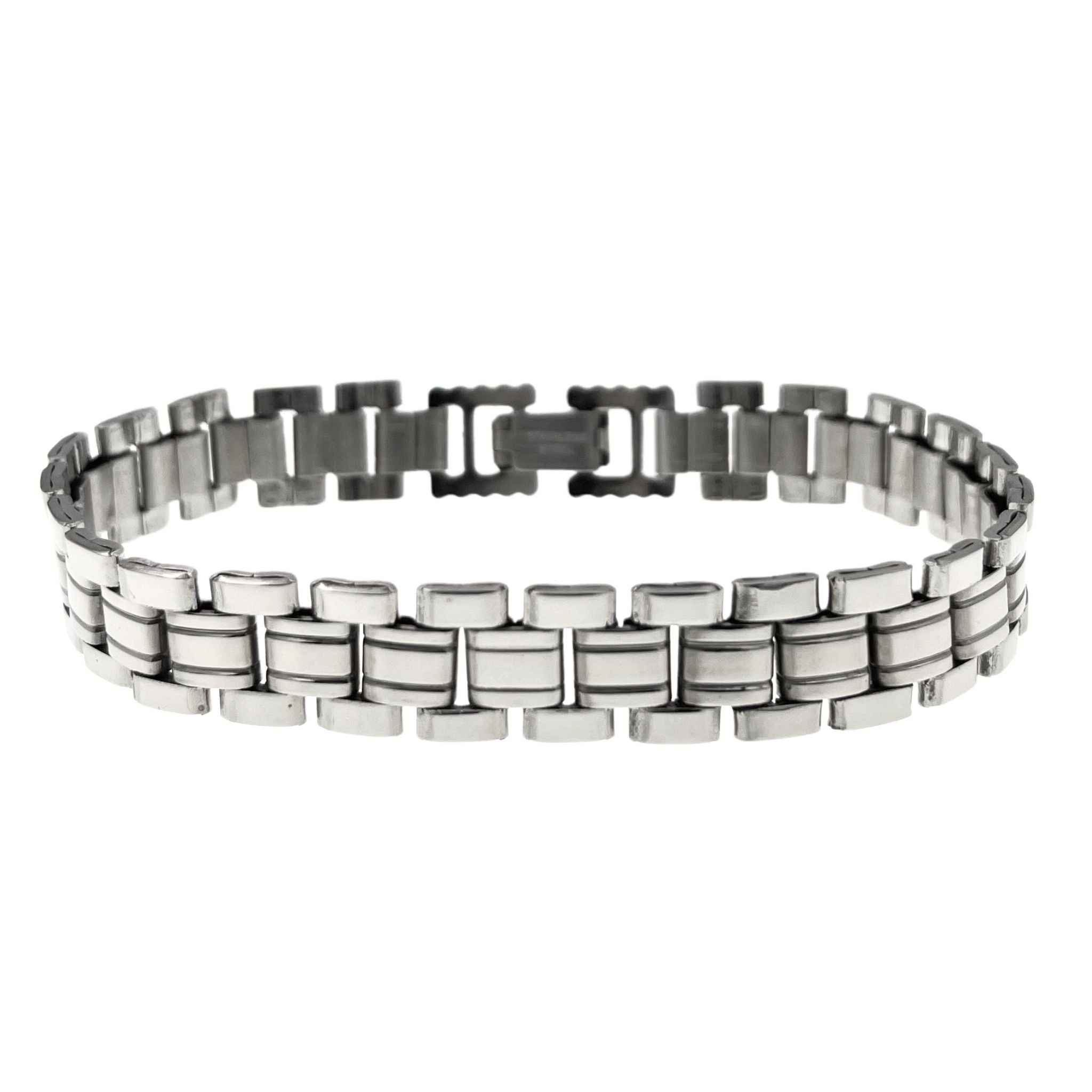 Stainless Steel Grooved BRACELET / BRJ9068