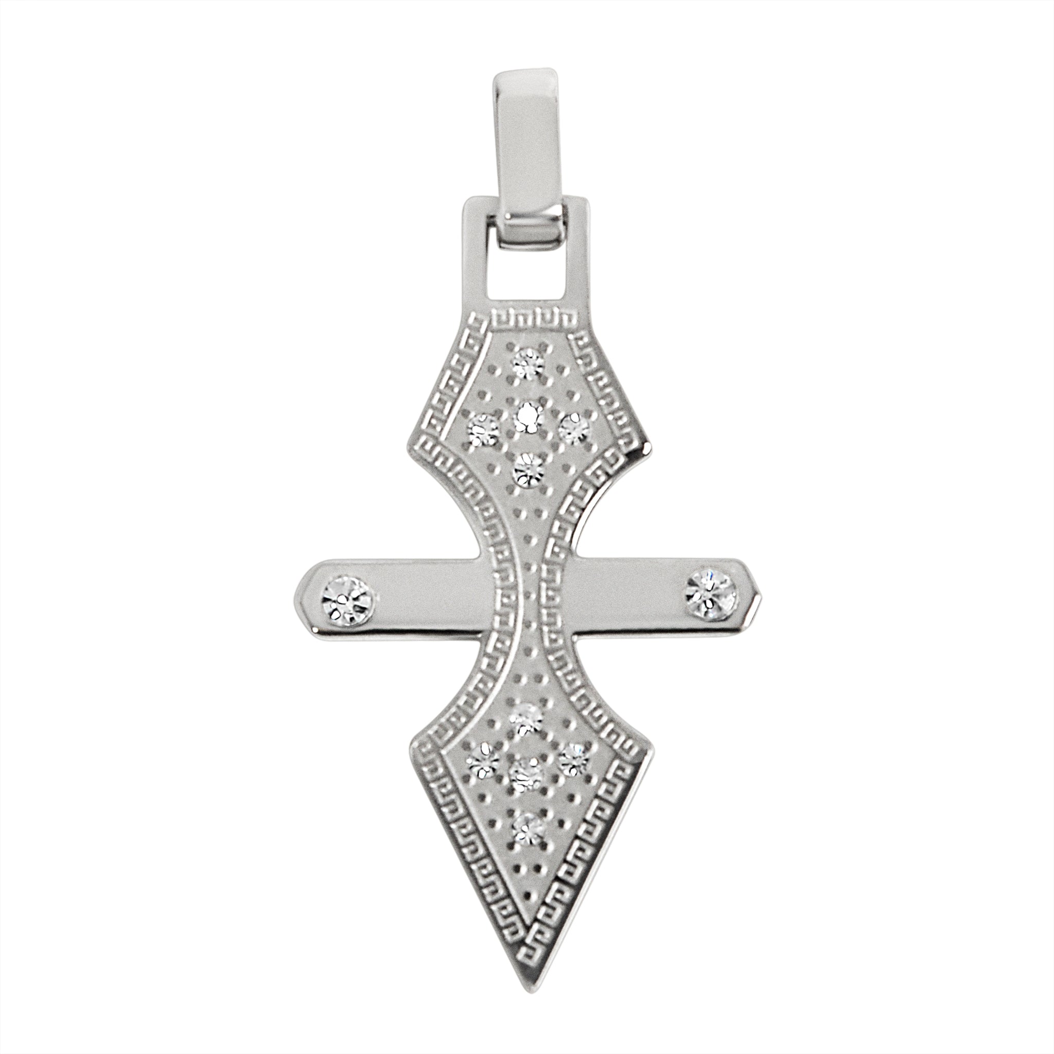 Stainless Steel CZ Pendant / NCZ0121