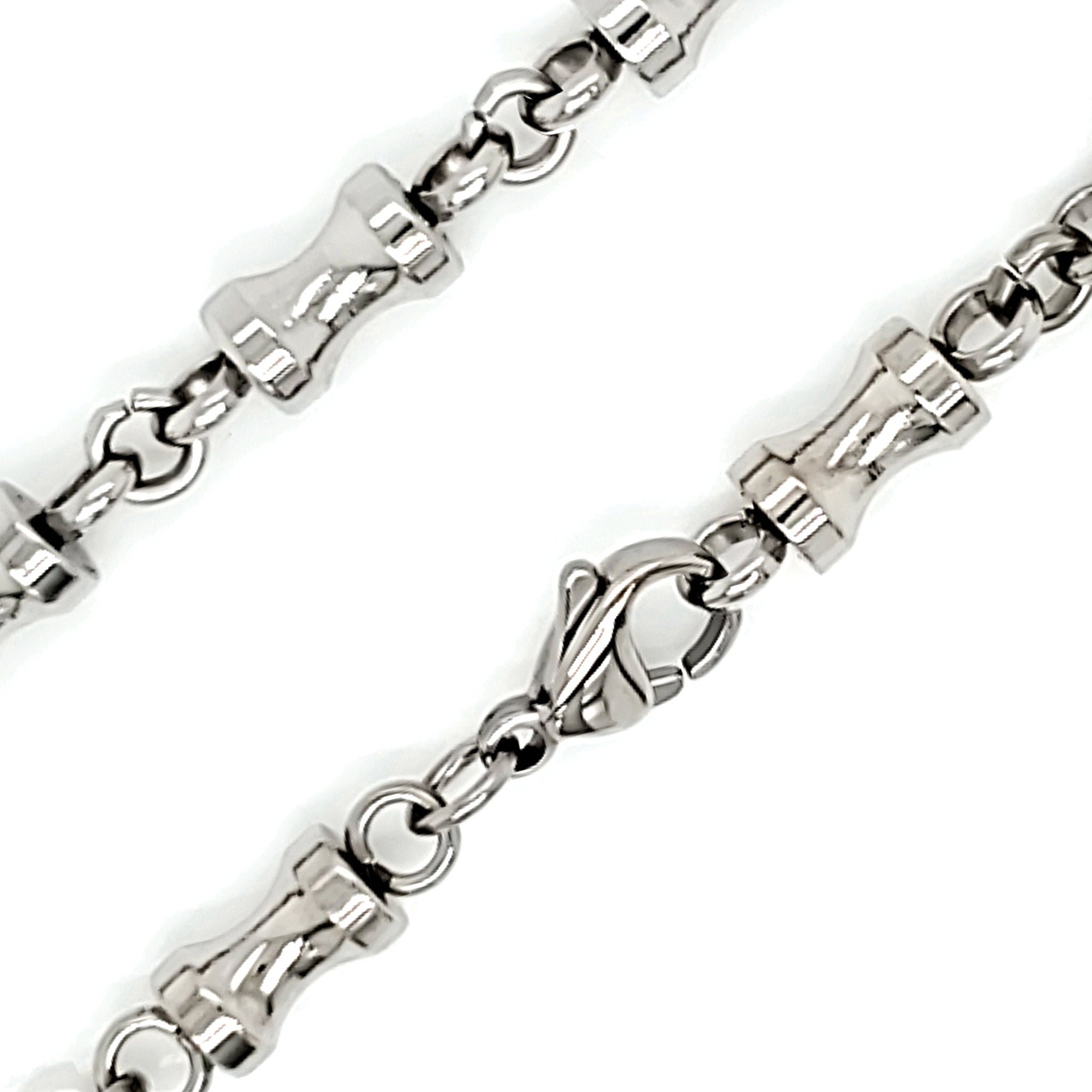 Stainless Steel Hour Glass Chain NECKLACE / NKJ2008