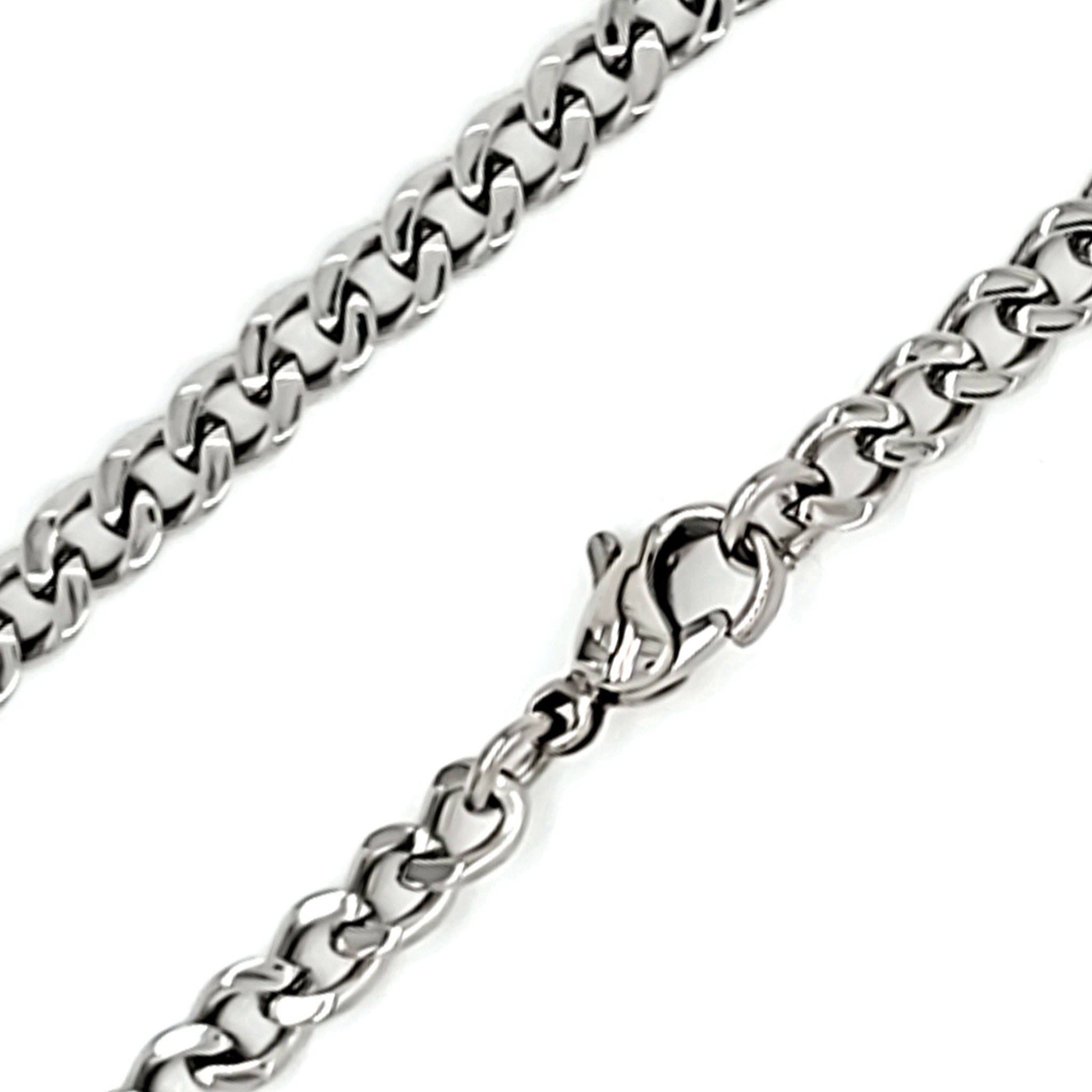 Stainless Steel Curb Chain NECKLACE / NKJ2500