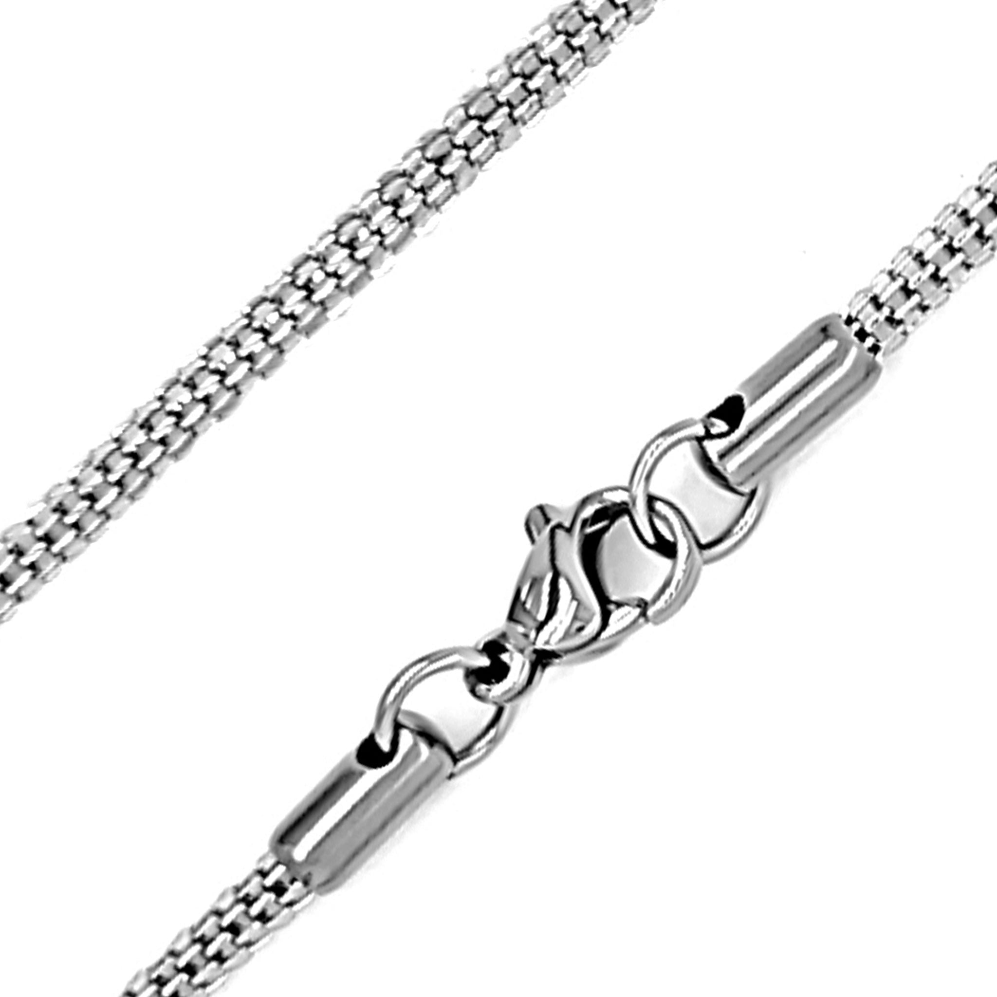 Stainless Steel Round Snake Chain NECKLACE / NKJ2504