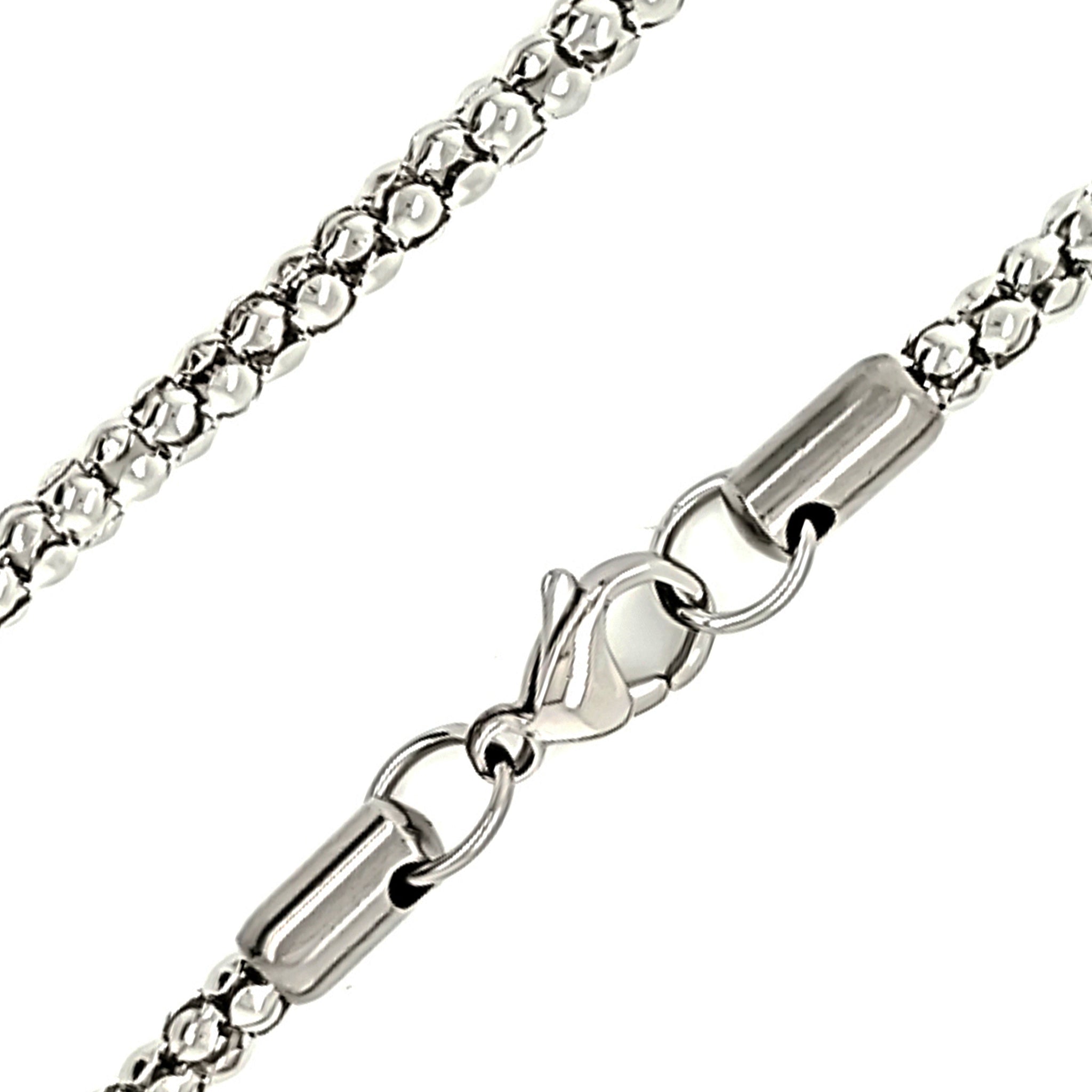 Stainless Steel Popcorn Chain NECKLACE / NKJ2506