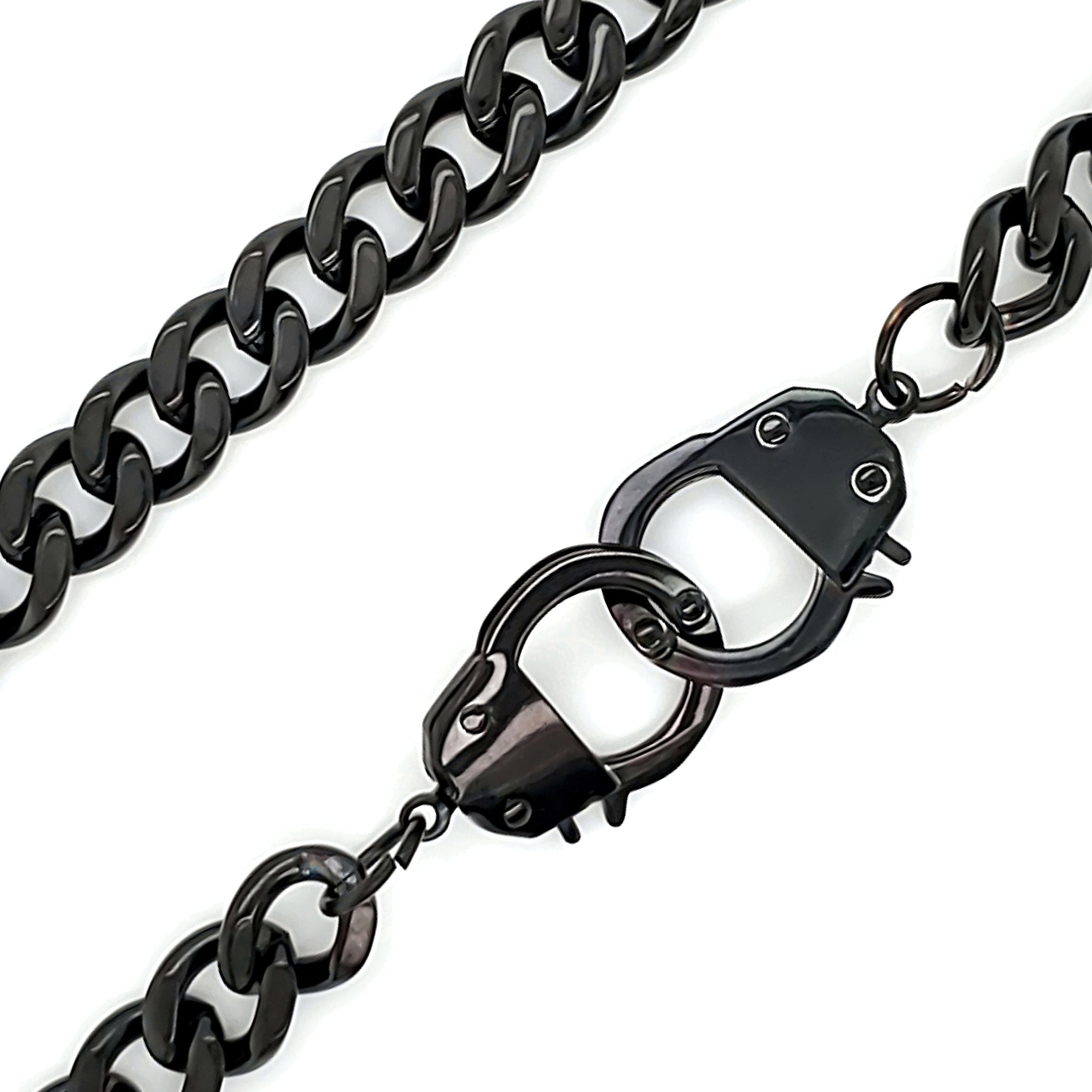 Black Handcuff NECKLACE / NKJ9025