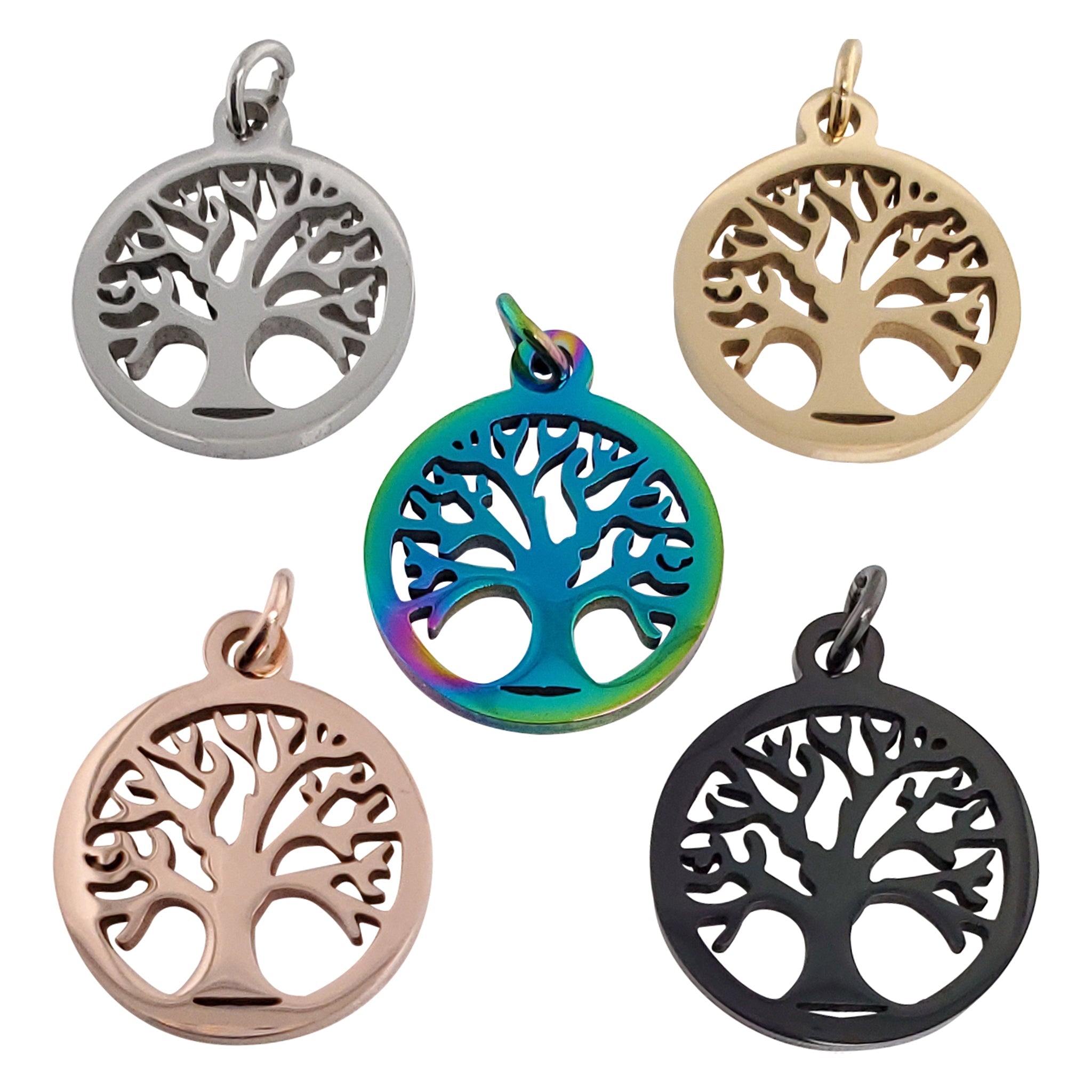 Stainless Steel Tree of Life CHARM / PDC9011