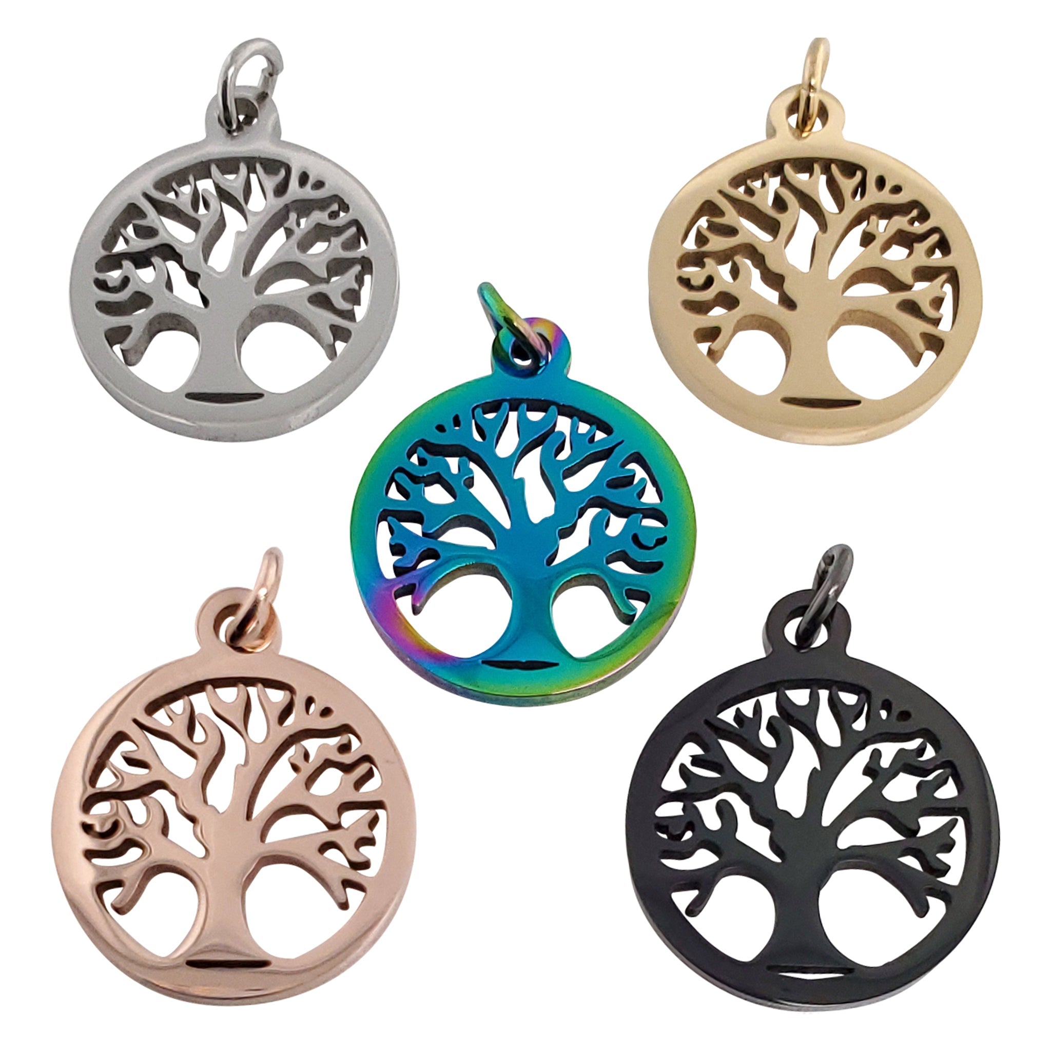 Stainless Steel Tree of Life Charm / PDC9011