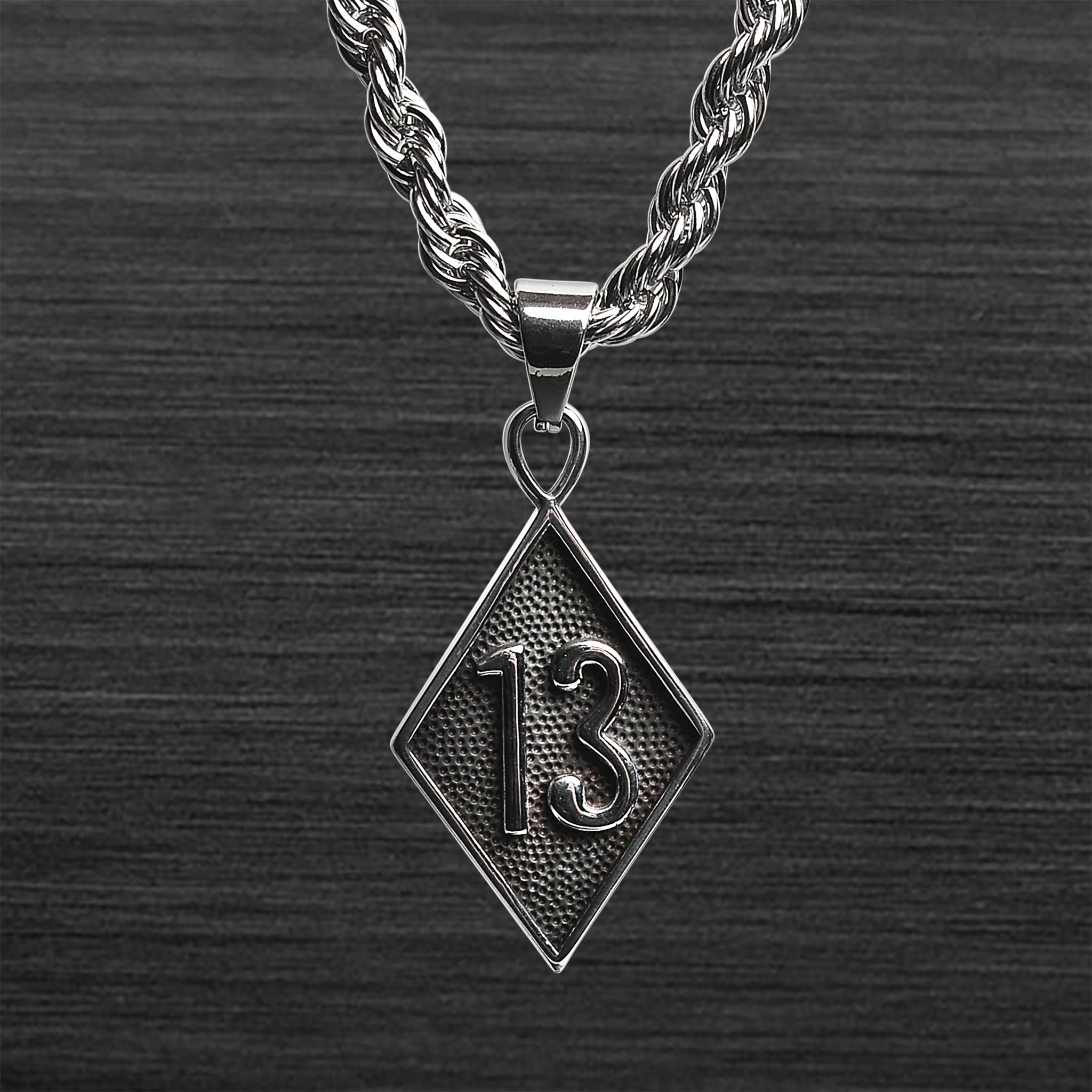 ''Stainless Steel ''''13'''' Rope Chain NECKLACE / PDC9016-RTL''