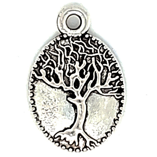 Oval Tree Charm / PDJ5017