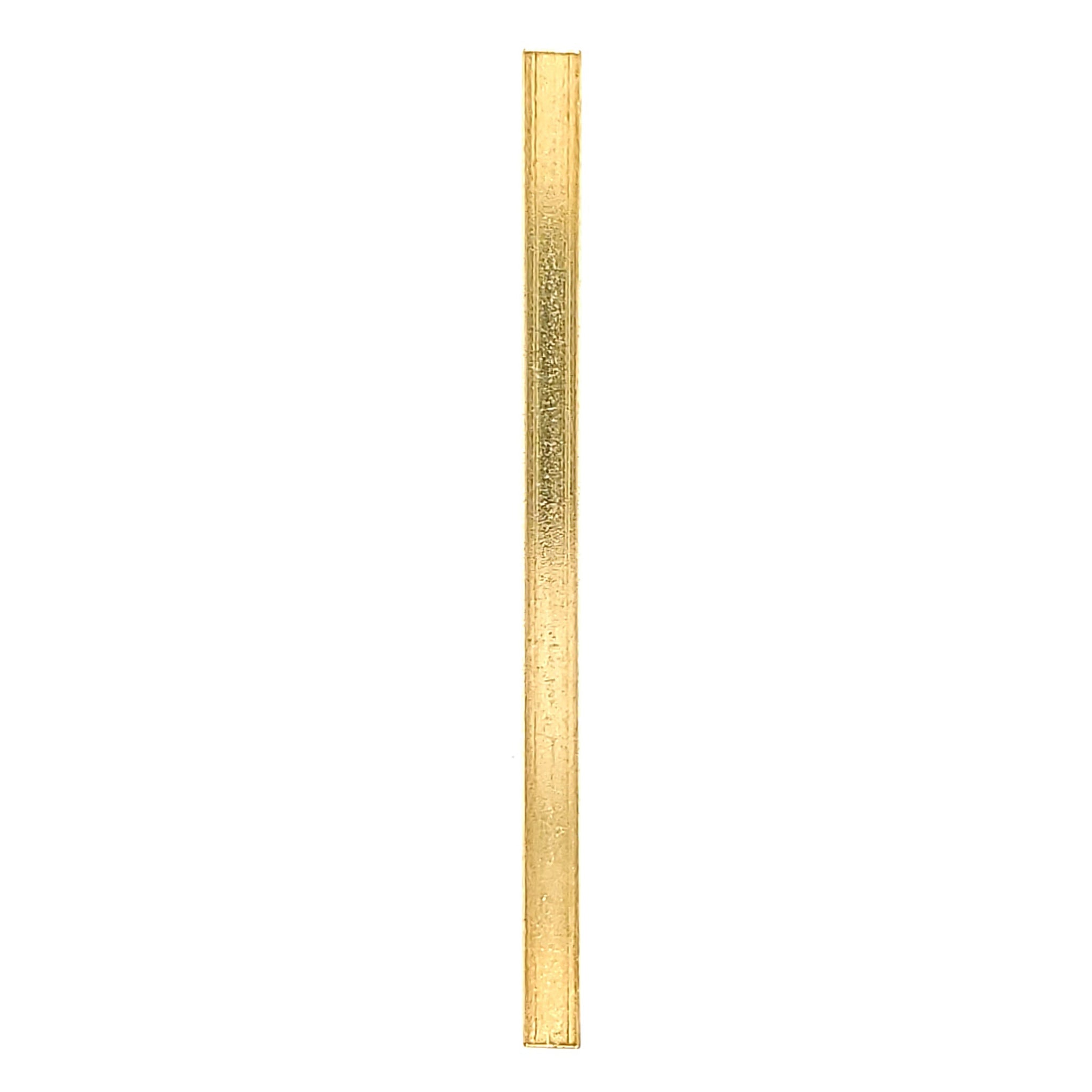 Brass Blank Four Sided Bar PENDANT / SBB0210