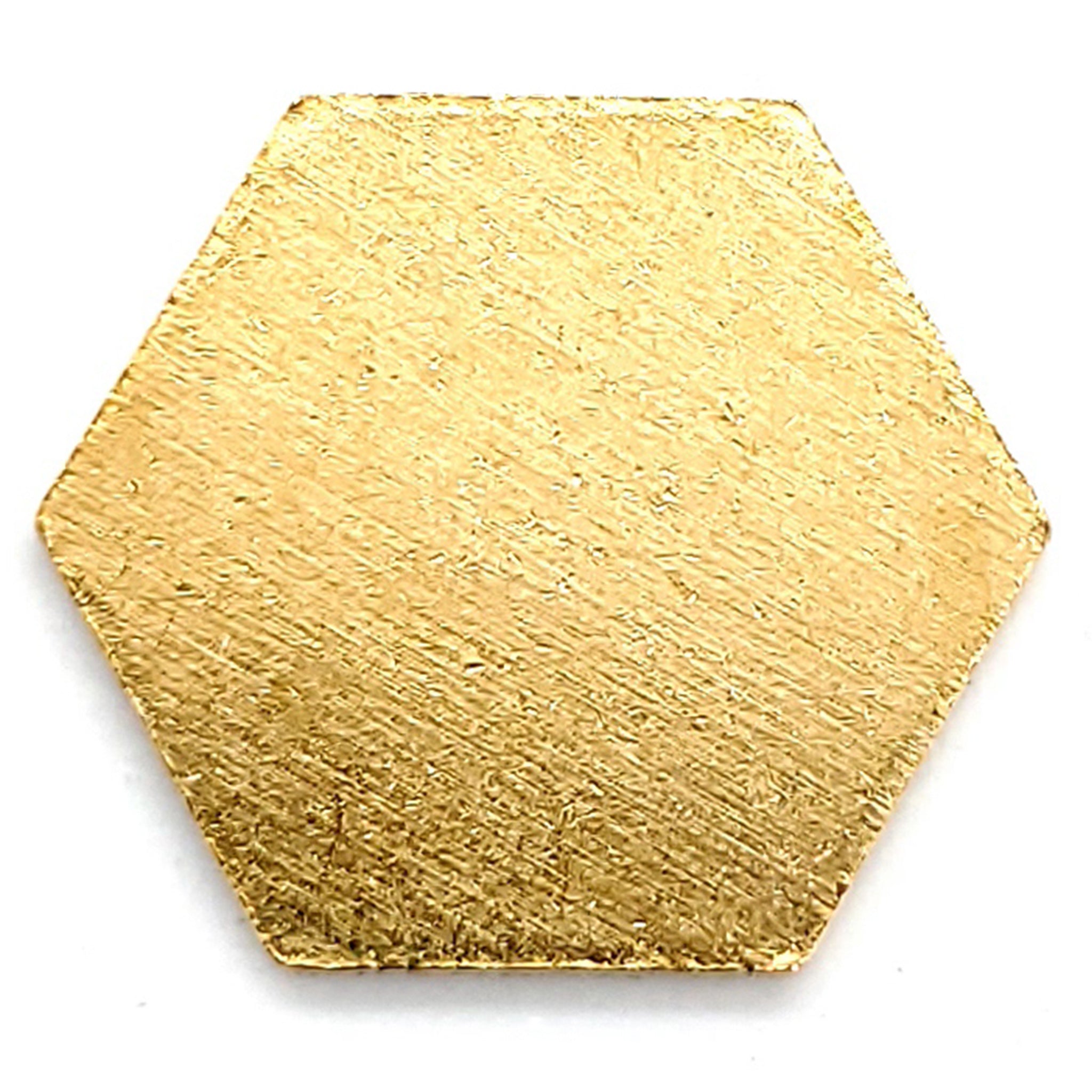 Brass Blank Hexagon PENDANT / SBB0213