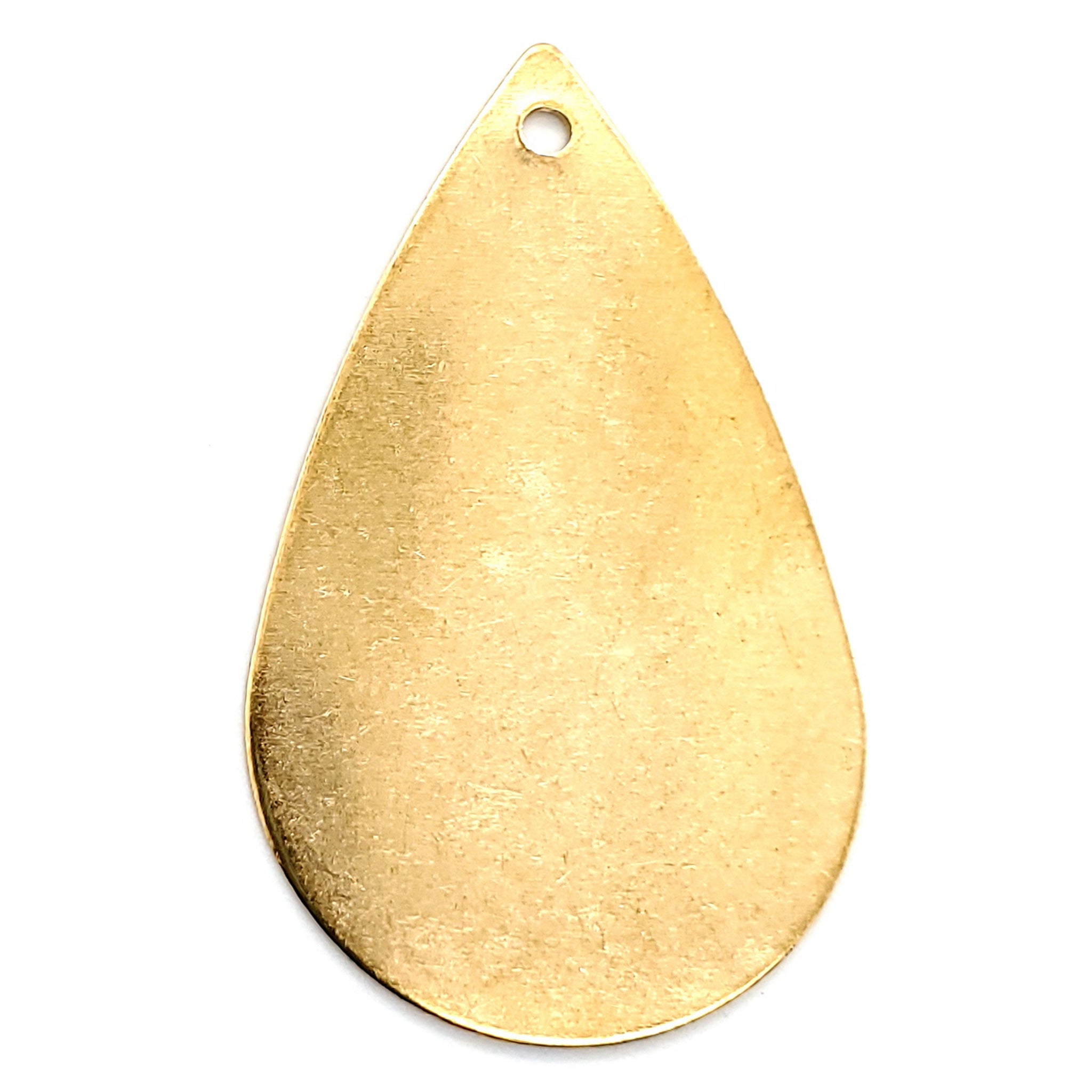 Brass Blank Tear Drop Pendant / SBB0216