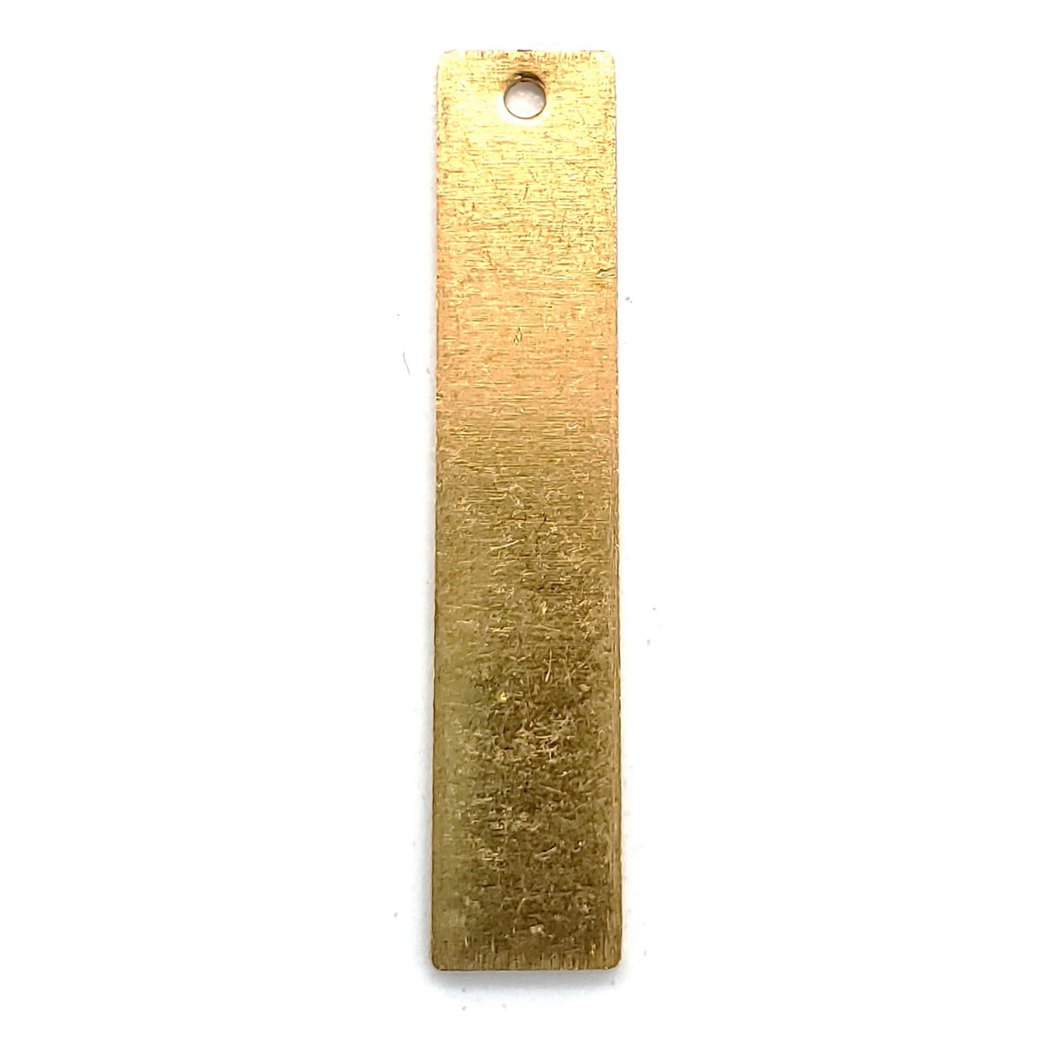 Brass Blank Vertical Rectangle PENDANT / SBB0217