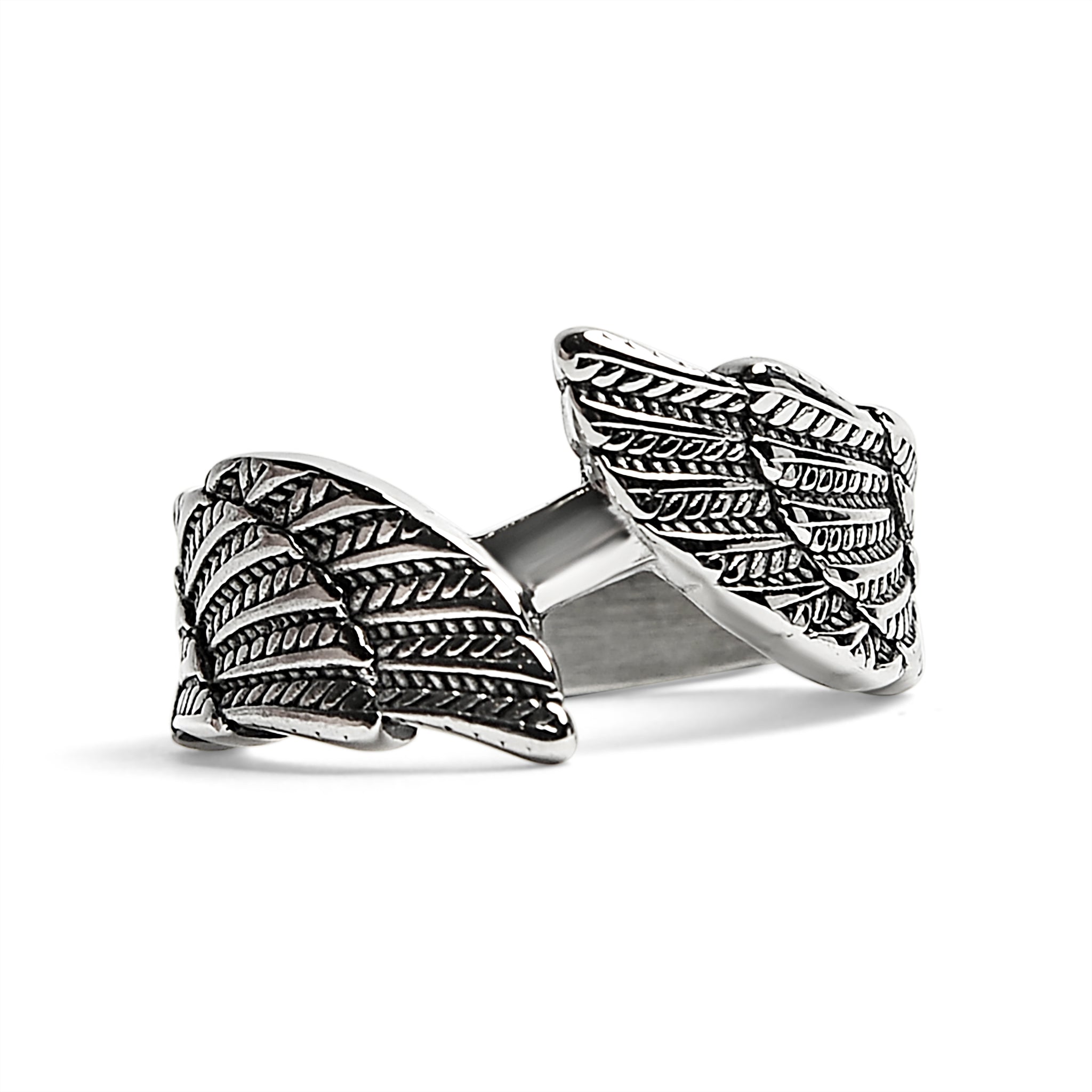 Stainless Steel ANGEL Wings Ring / SCR4013