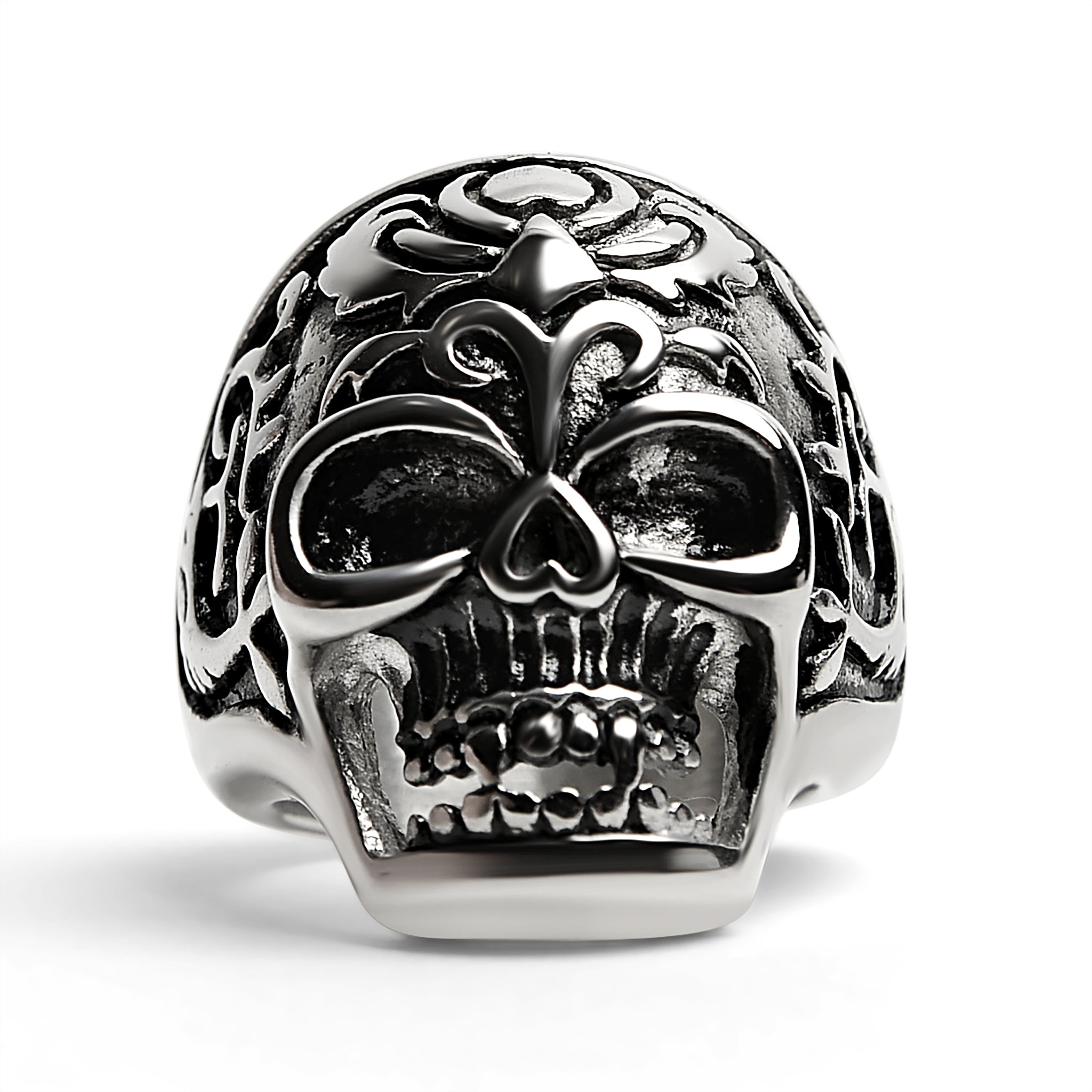 Detailed Skull Stainless Steel RING / SCR4029