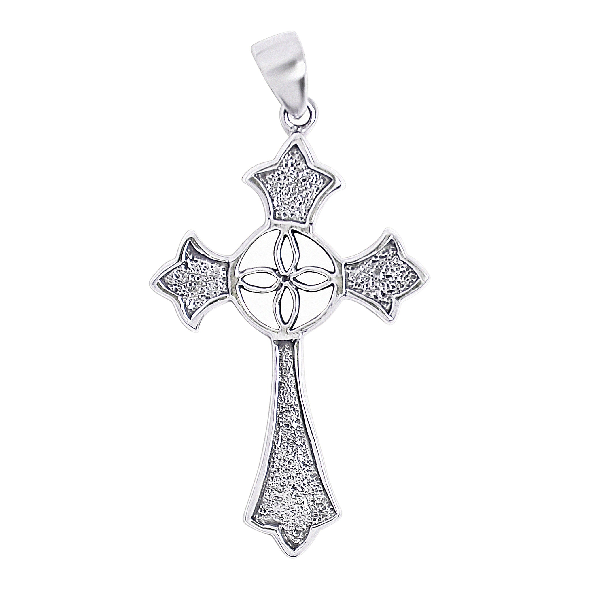 STERLING SILVER Celtic Cross Pendant / SSP0015