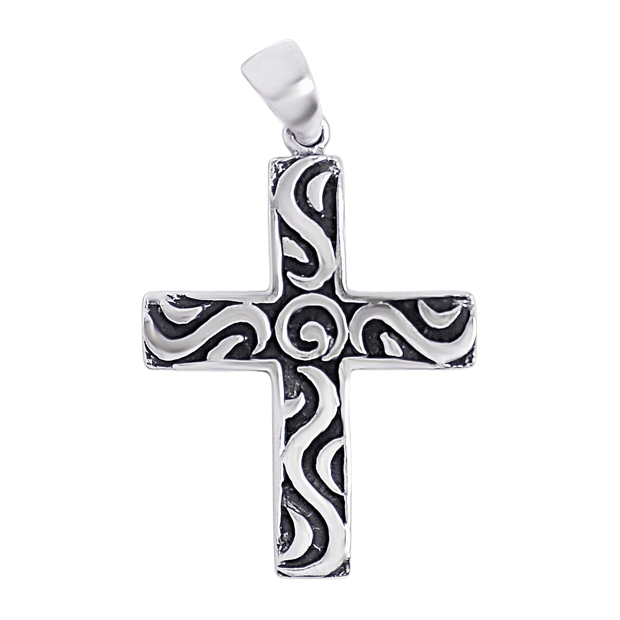 Sterling Silver Filigree Cross Pendant / SSP0019