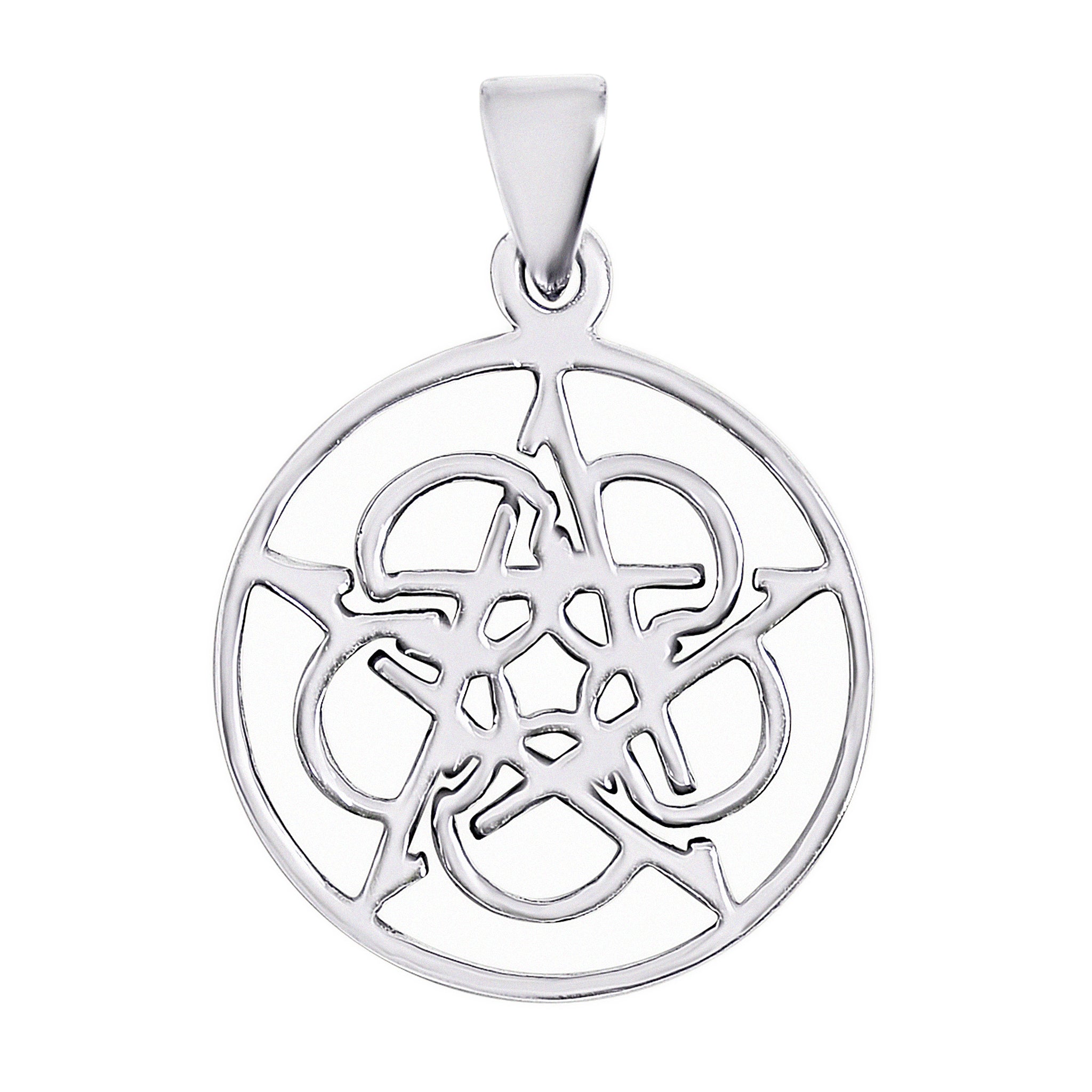 Sterling Silver Seed of Life Pentagram Star PENDANT / SSP0036