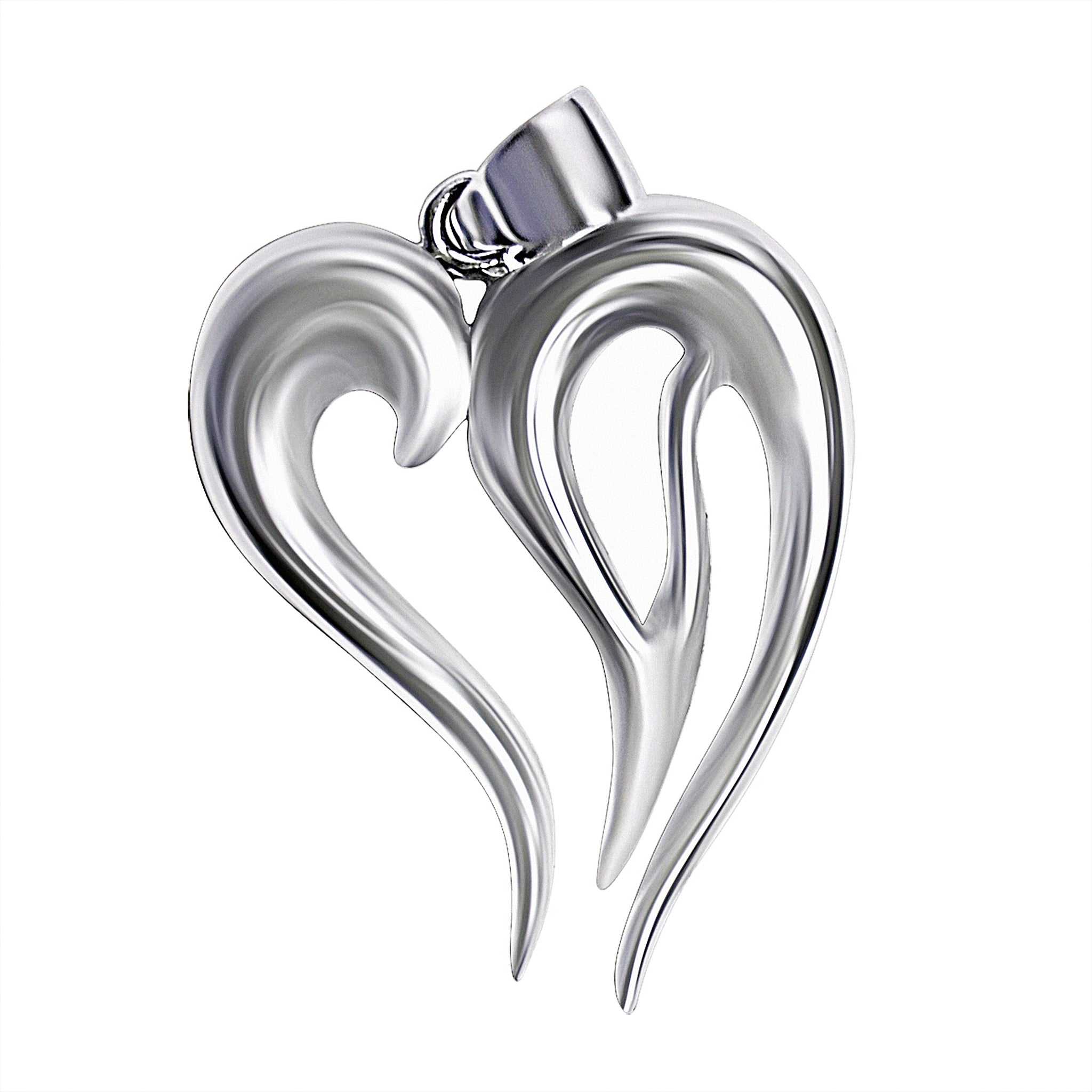 Sterling Silver Heart PENDANT / SSP0045