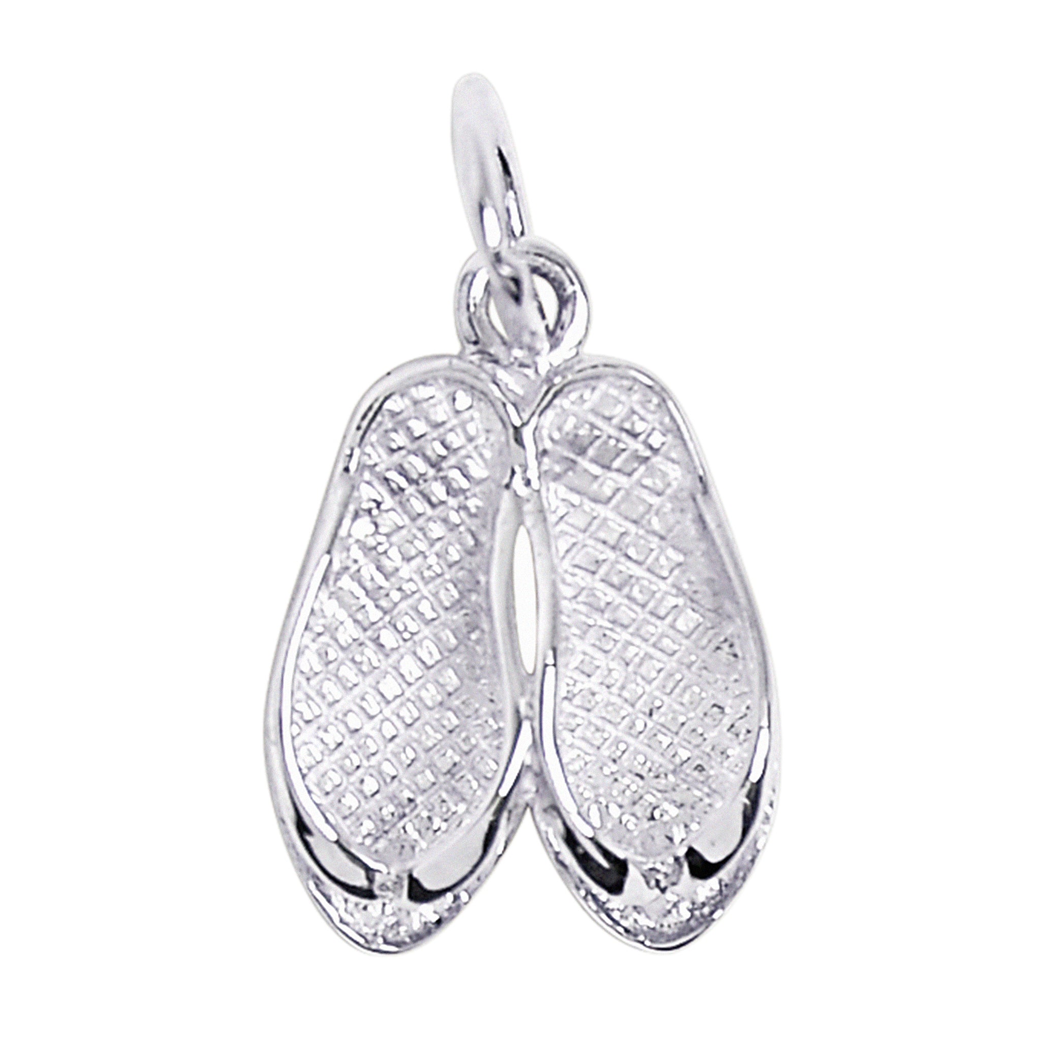 Sterling Silver FLIP FLOPS Pendant / SSP0049