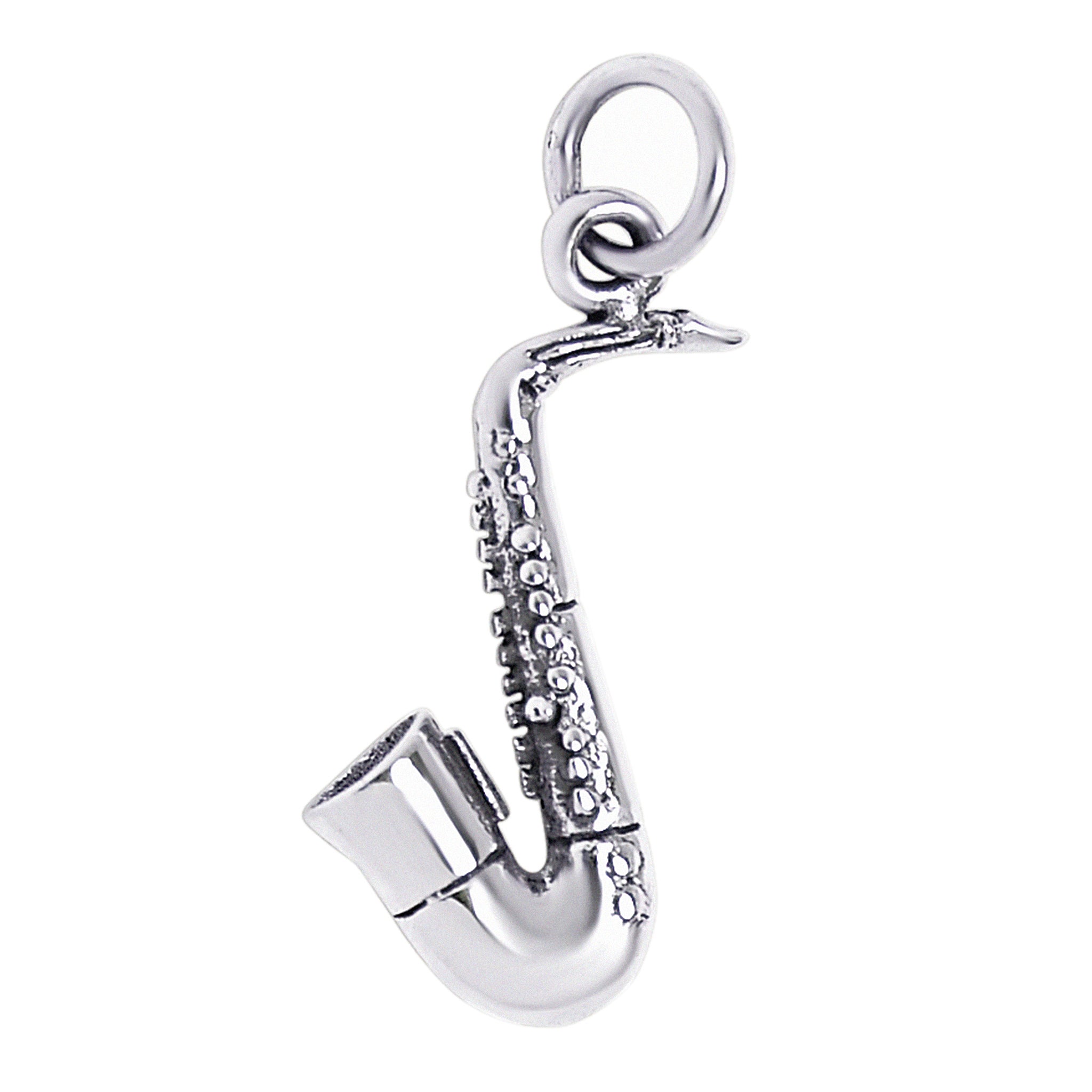 Sterling Silver Saxophone Pendant / SSP0050
