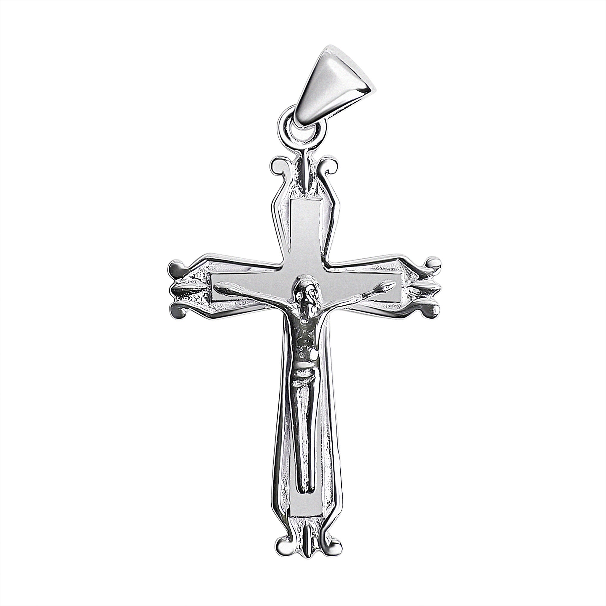 Sterling Silver Cross Crucifix PENDANT / SSP0068
