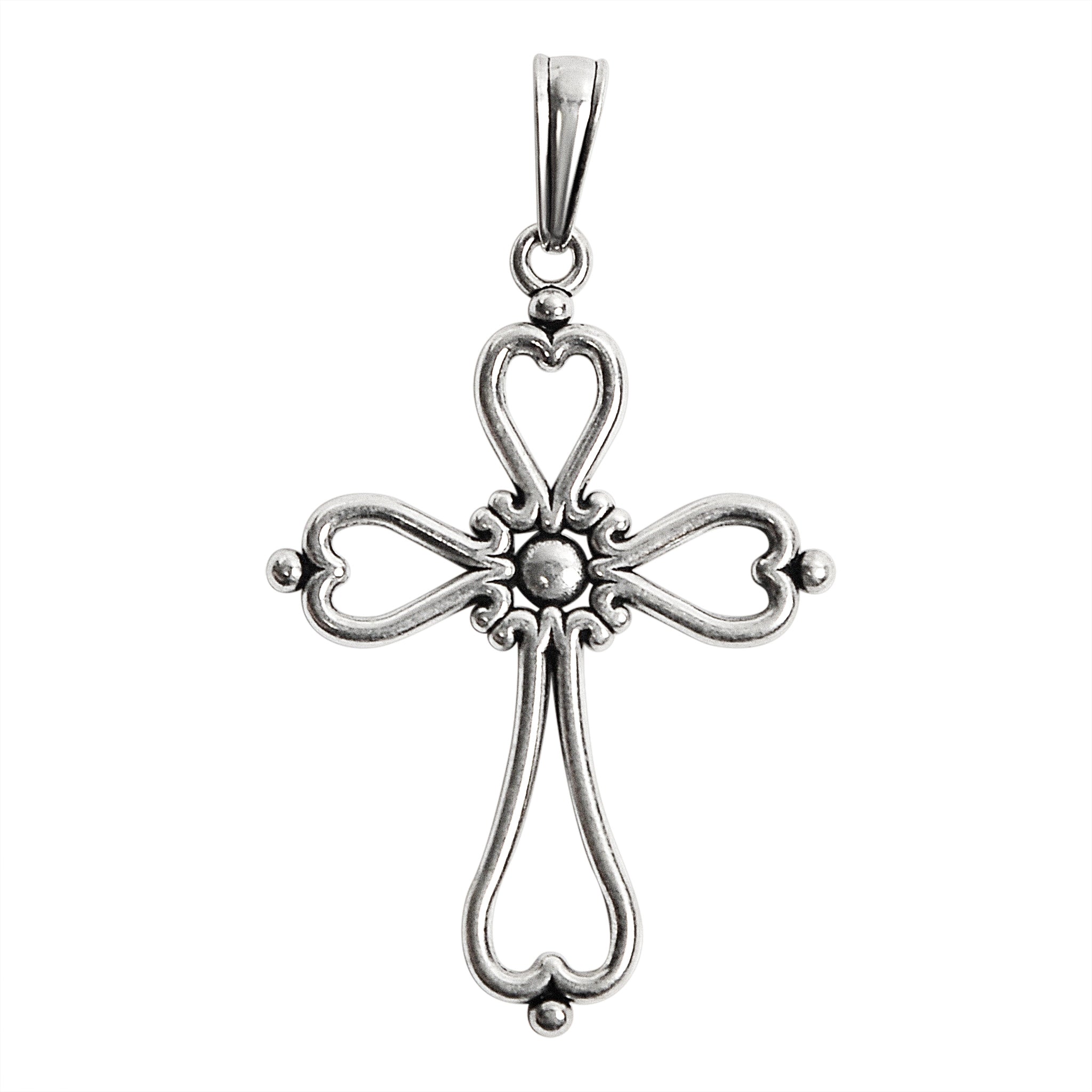 Sterling Silver Detailed Cross PENDANT / SSP0101