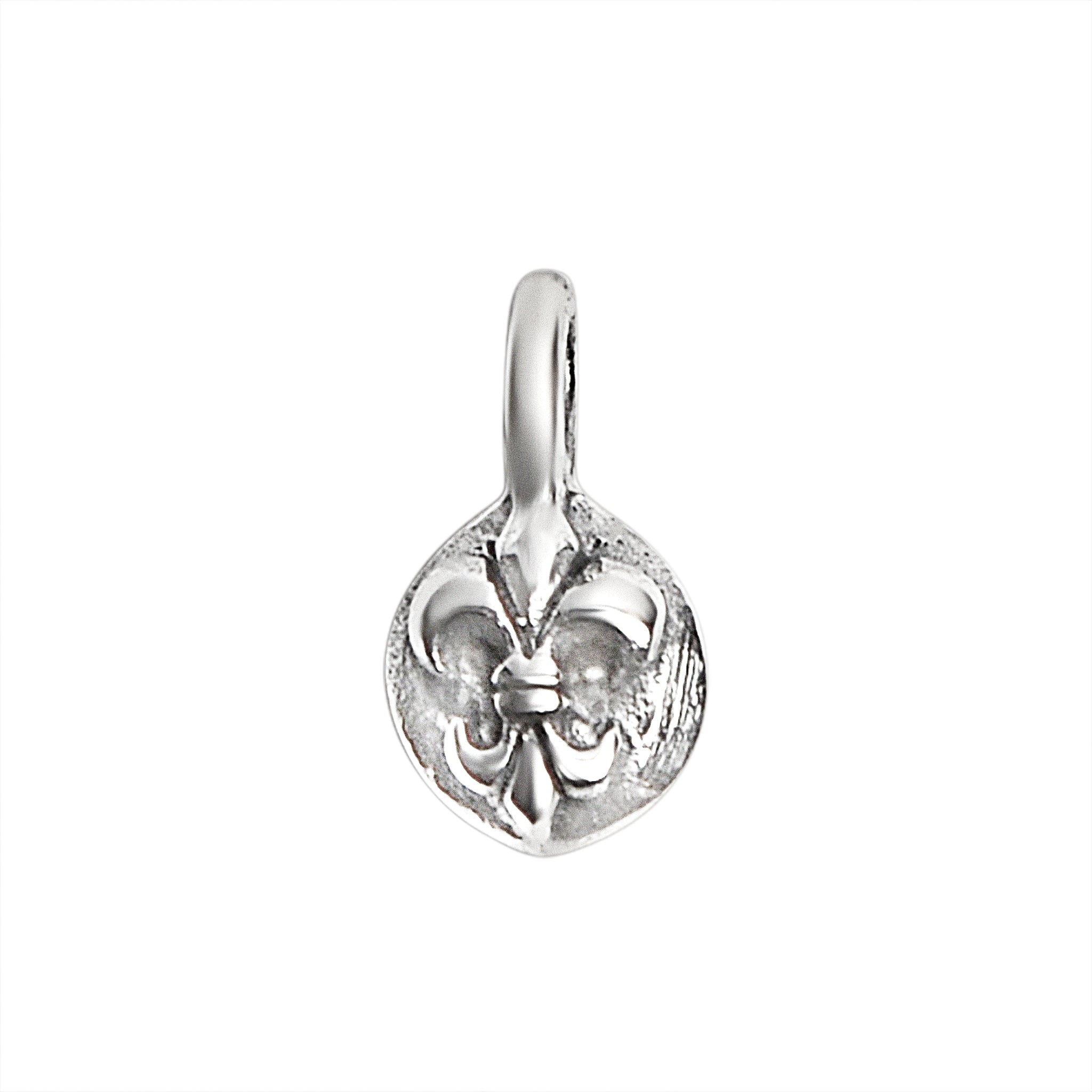 STERLING SILVER Fleur de Lis Pendant / SSP0109