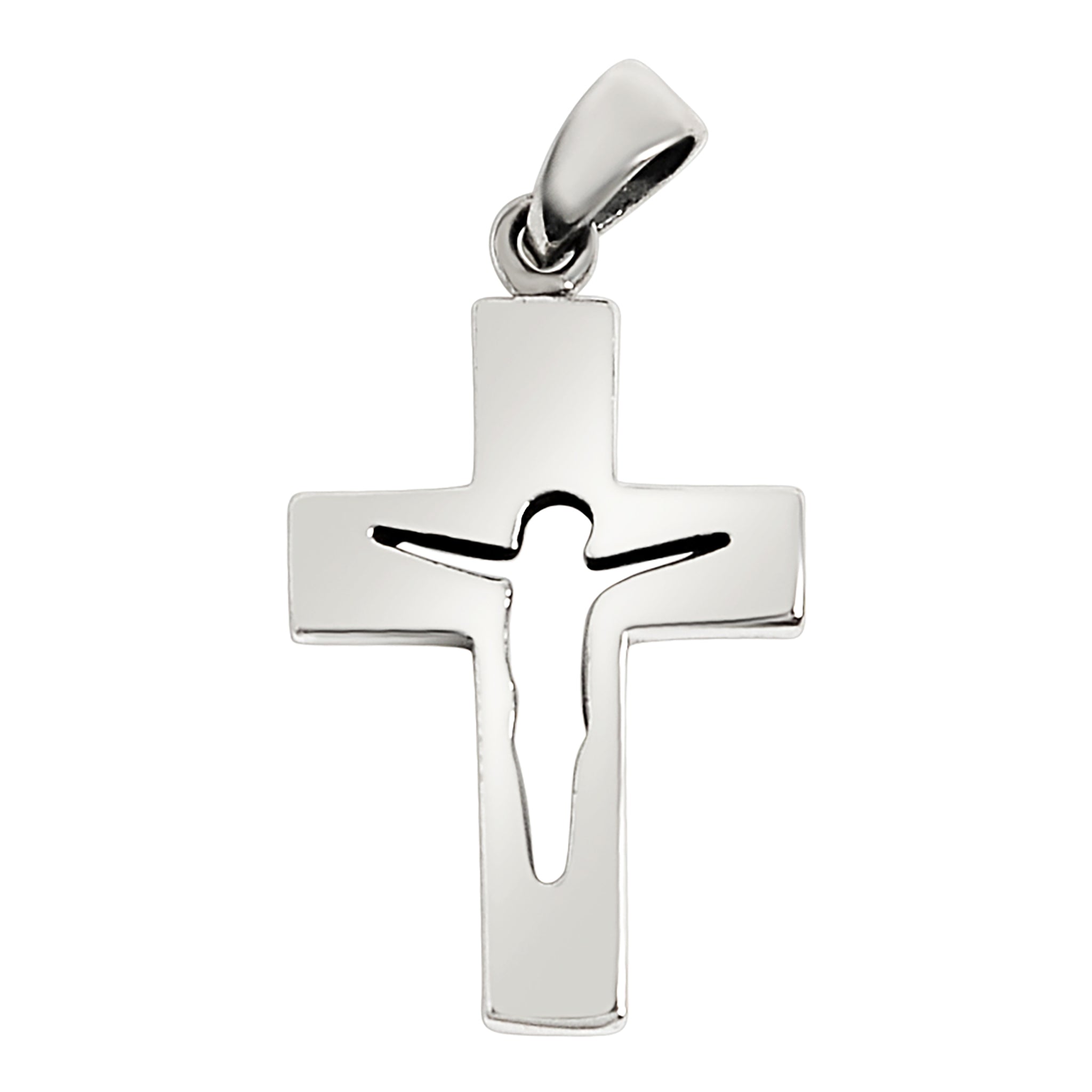 STERLING SILVER Crucifix Cross Pendant / SSP0113