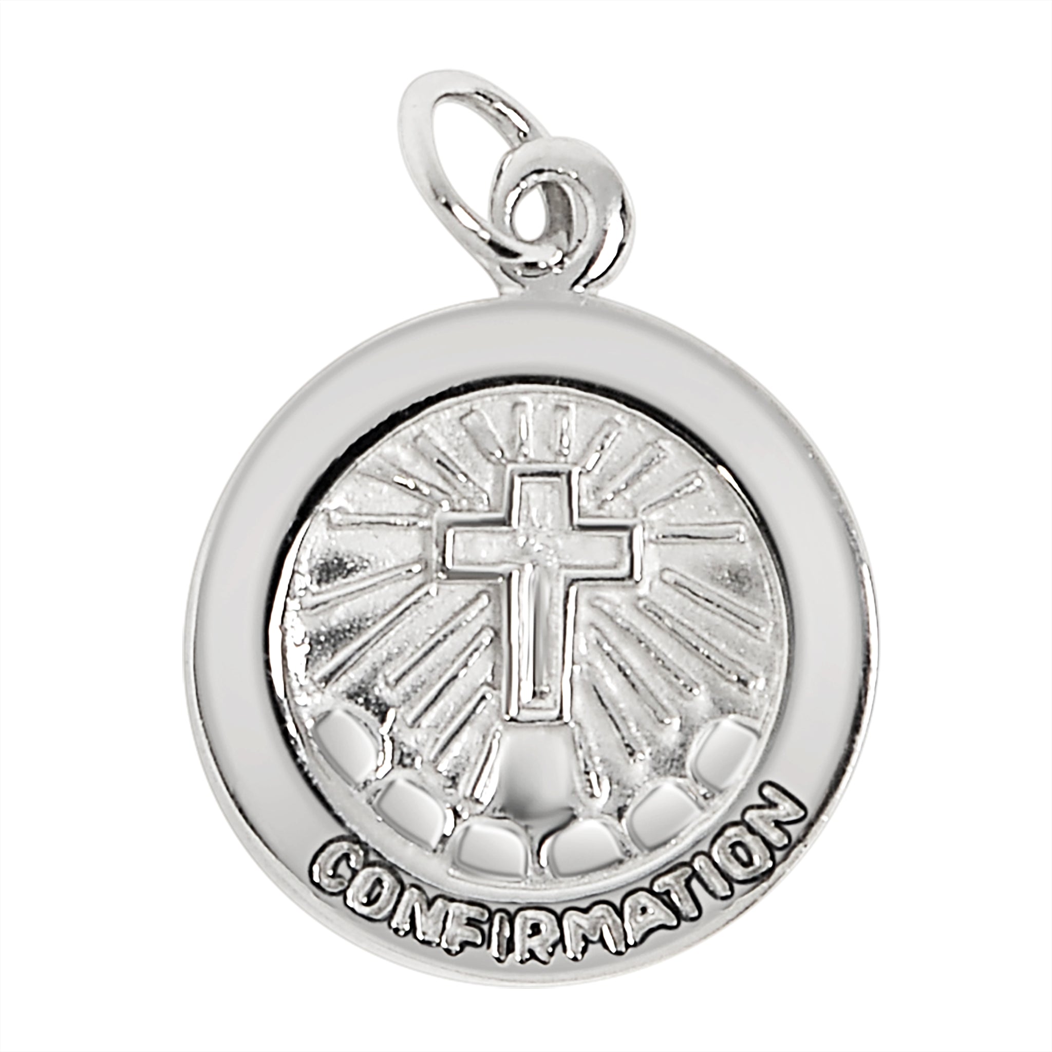 ''Sterling Silver ''''Confirmation'''' Cross PENDANT / SSP0176''