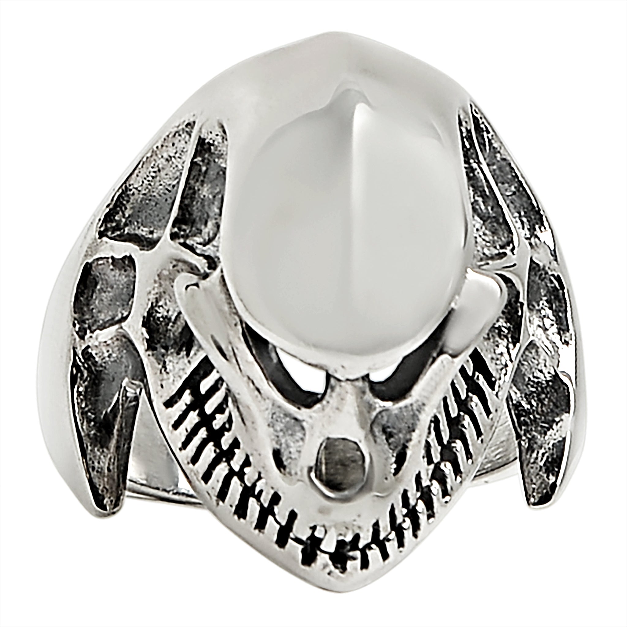 Sterling Silver Alien SKULL Ring / SSR0062