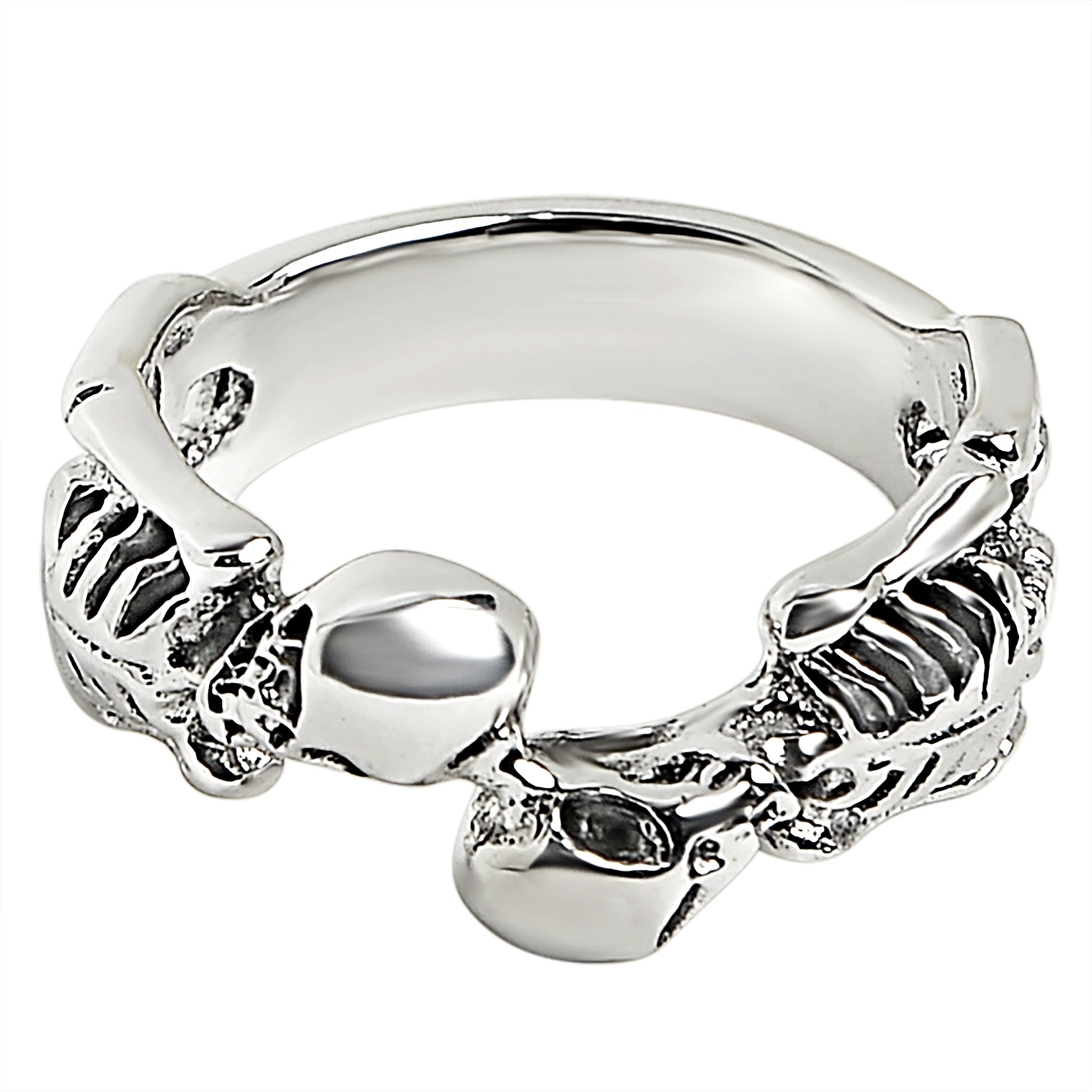 Sterling Silver Two Skeletons RING / SSR0065