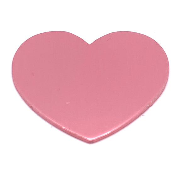 Blank Pink Aluminum Heart / ALM0014